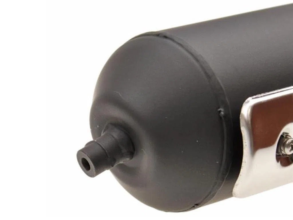 Offener Auspuff passend für Yamaha Slider EW50, MBK Stunt 50 SA09, MBK Booster, Yamaha BWs – Auspuffanlage für stehenden Minarelli 50ccm – Originaloptik