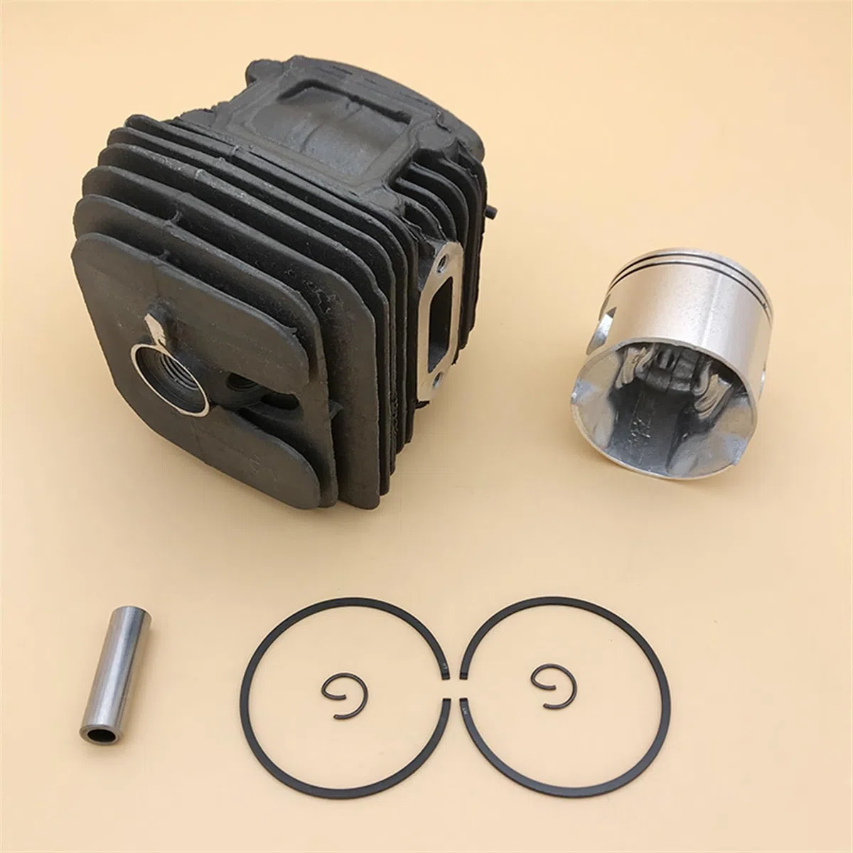 JAVON 50 mm Zylinderkolbensatz passend for Stihl TS410 TS420 TS 410 TS 420 Benzin-Trennsäge Ersatzteile 4238 020 1202 Zylinder-Kolben-Kit