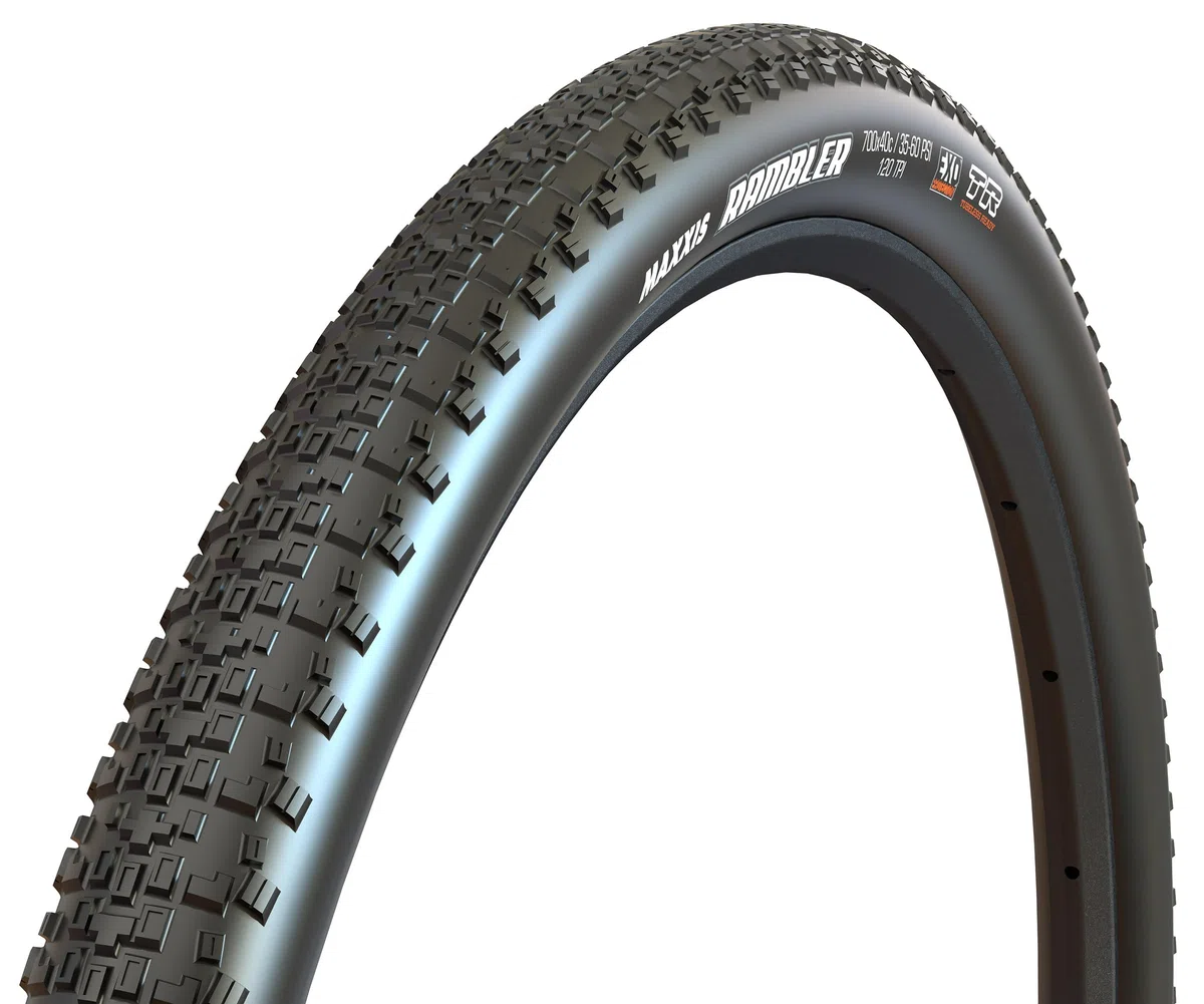 Maxxis Rambler 120 TPI Hypr X/Exo Tubeless 700C X 45 Gravel Tyre 700C x 45