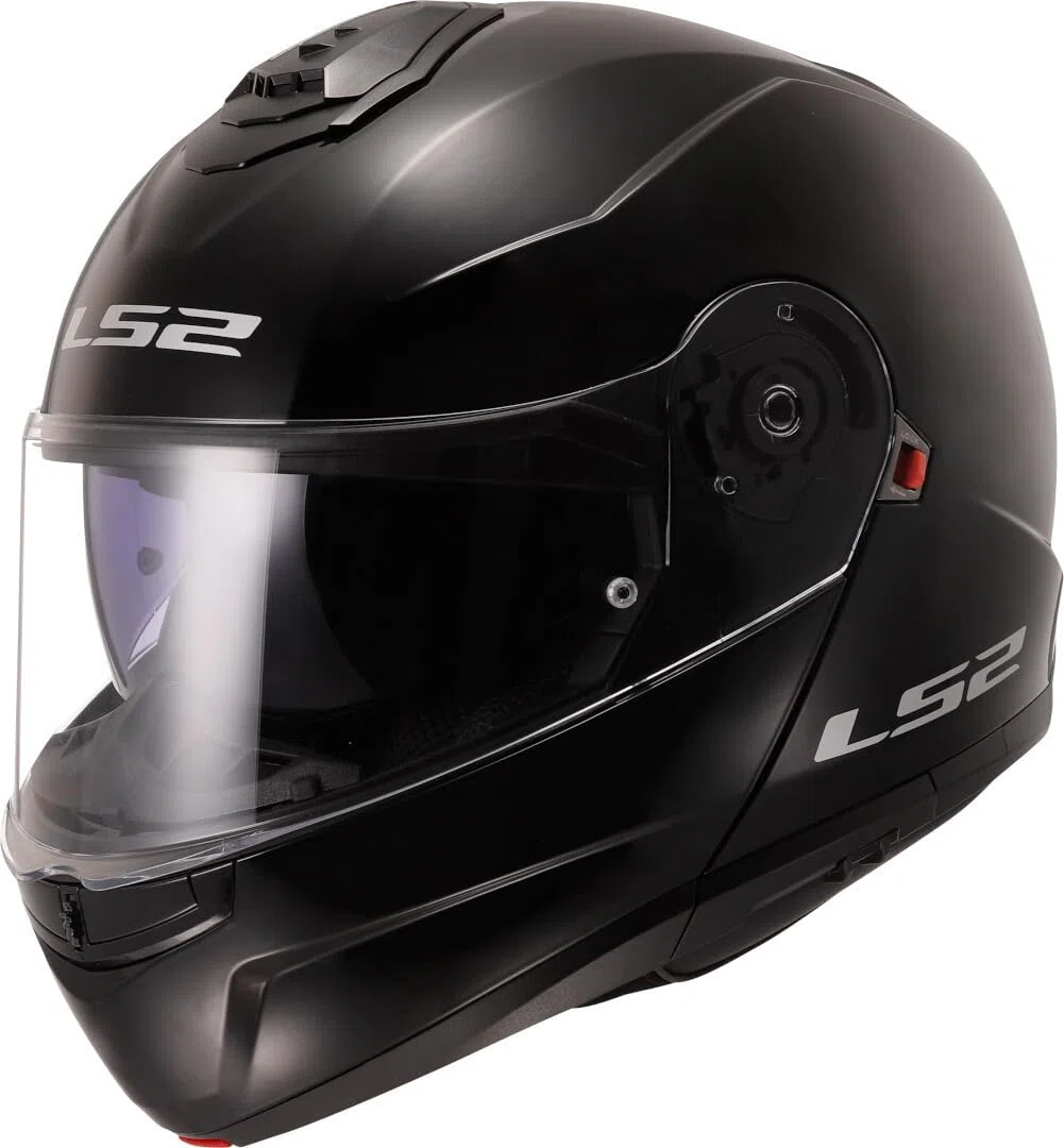 LS2, Modularer Motorradhelm Strobe II Gloss Black, M