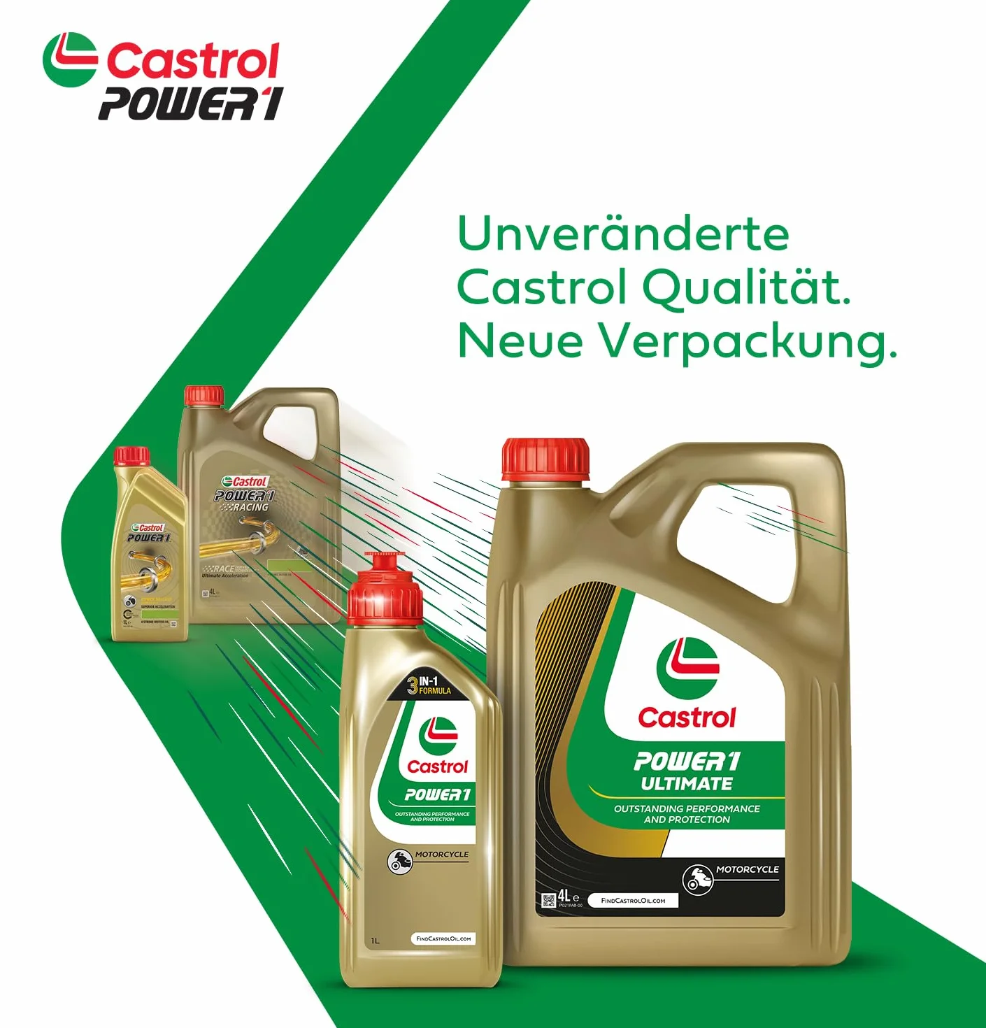 Castrol POWER1 ULTIMATE 4T 10W-50 Motoröl, 4L