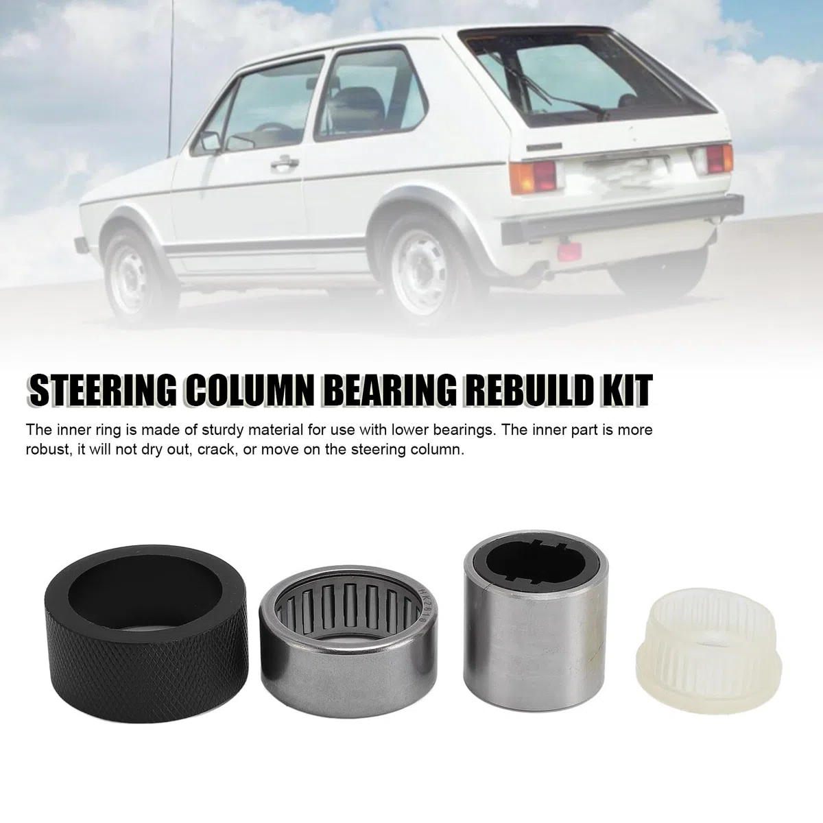 Steering Column Bearing Bushing Rebuild Kit 171 419 517 Metall Hohe Haltbarkeit Ersatzteil für MK1 Rabbit Cabriolet Baujahr 1974 bis 1983