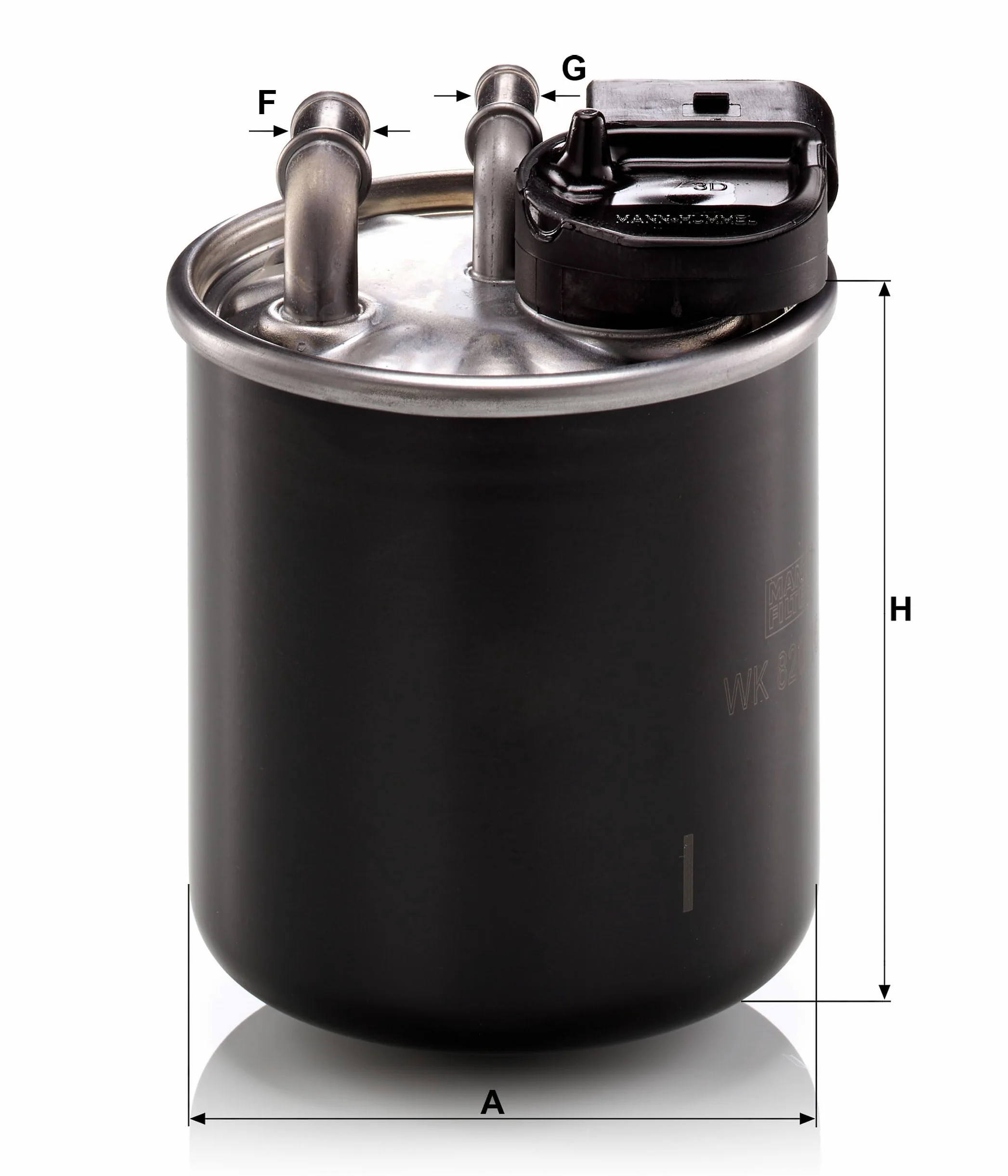 MANN-FILTER WK 820/16 Kraftstofffilter - für Pkw + Transporter