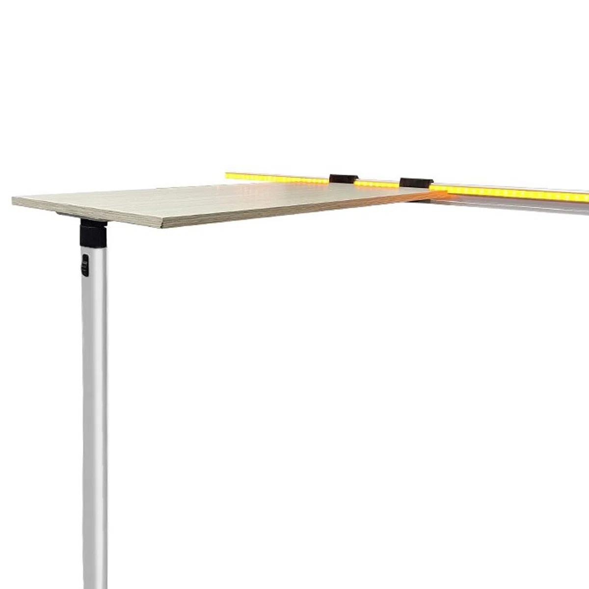 Akozon Tischgleitschiene Wohnmobil, Wohnmobiltische RV Tabelle Schieberegler Rail 980mm / 38,6 Zoll Aluminium-Legierung Schieberegler Rail Installierbare Lichtleiste für RV Yacht