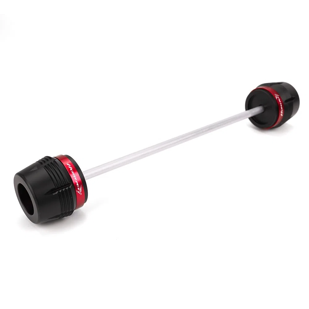 Motorrad Radschutz Passend Für CB750 CB 750 1000 Hornet CB1000 Hornet SP 2024 2025 Vorne Hinten Rad Gabel Slider Achse Crash Protector Hornet 750 1000 sp (Rot)
