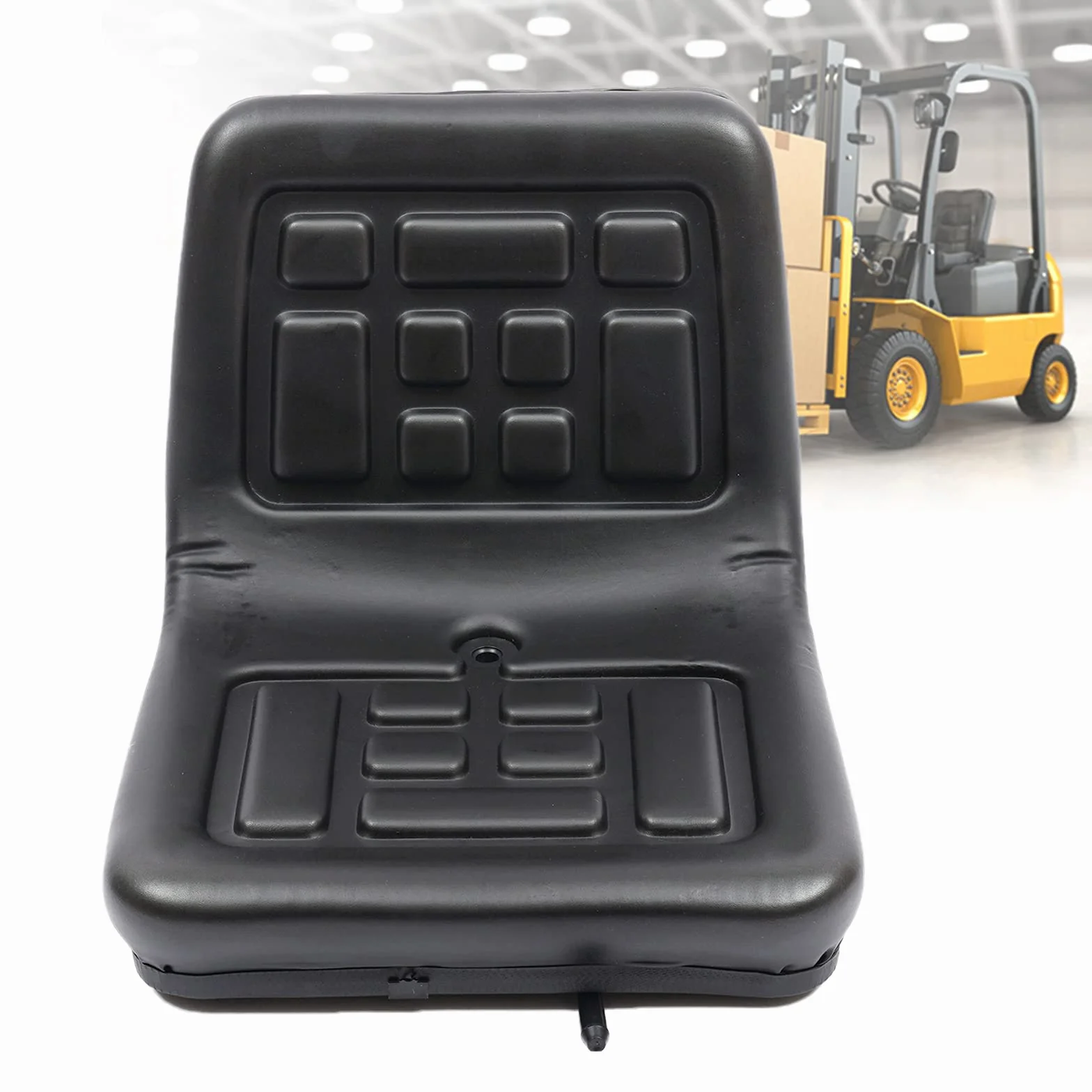 Fahrersitz/Traktorsitz/Schleppersitz Sitz/Minibagger Universal Schwarz Staplersitz Baggersitz Wasserdicht mit einem Ablaufloch
