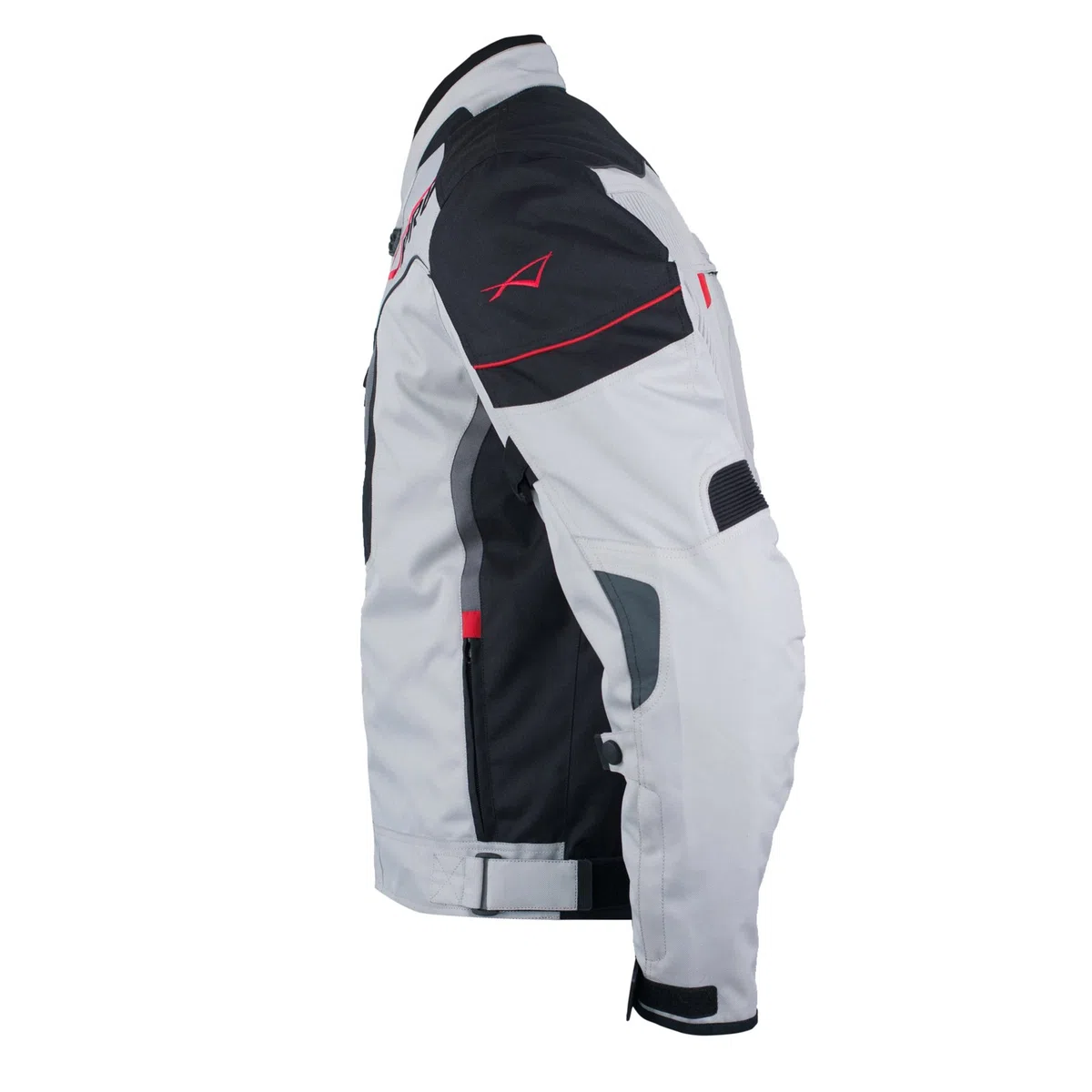 A-Pro Textil Motorrad Jacke Wasserdichte CE Protektoren Reflektirende Grau 2X