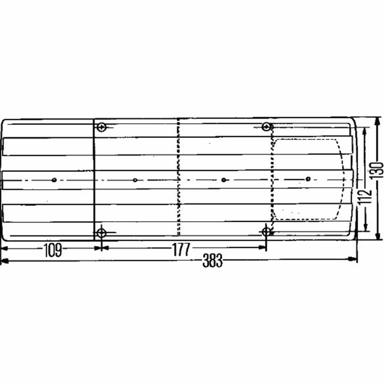 HELLA Rückleuchte - Glühlampe - 12V - Einbau/geschraubt - ECE - Lichtscheibenfarbe: rot/gelb - Stecker: Flachstecker - rechts/links - Menge: 1 - 2SD 004 460-001