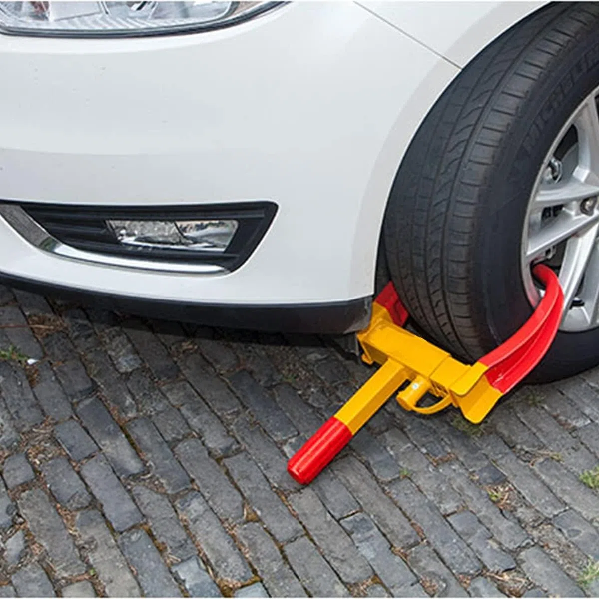 2 Stück Radkralle, Parkkralle Wegfahrsperre mit Sicherheitsschloss und 3 Schlüsseln, Universal Verstellbar Radschloss Diebstahlsicherung für Autos, Anhänger, Wohnmobil, Wohnwagen