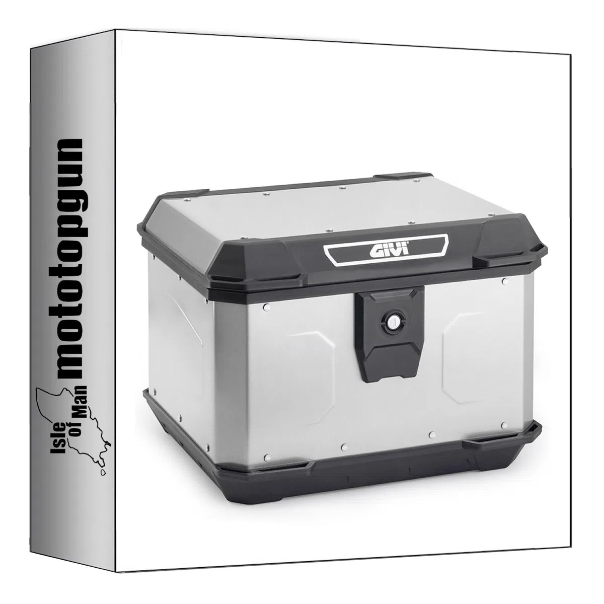 givi motorradkoffer alp44a monolock alpina aluminium 44 lt + träger kompatibel mit mbk flame x 125 2007 2008 2009 2010 2011 2012 mototopgun alp44a + sr354