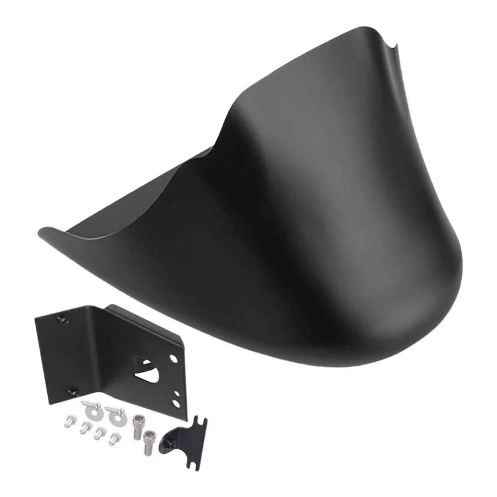 Riloer Motorrad Frontspoiler Kinnverkleidung Kit, Air Dam Verkleidungsabdeckung, 2004-2020 Kompatibel mit H-Arley Sportster 1200 883 Iron XL, Mattschwarz