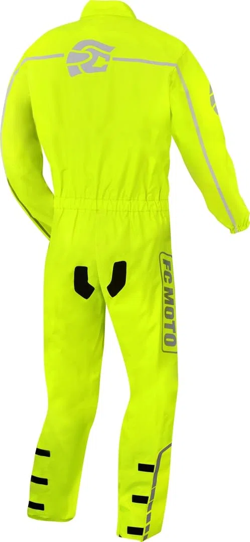 FC-Moto Rain 1-Teiler Motorrad Regenkombi, gelb, S