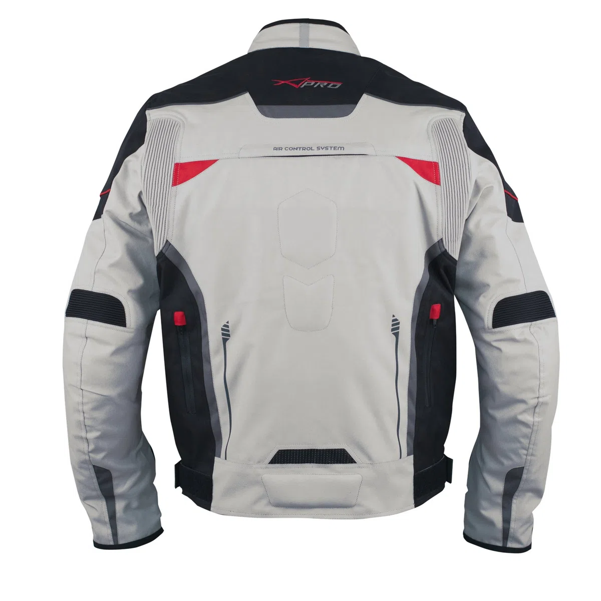 A-Pro Textil Motorrad Jacke Wasserdichte CE Protektoren Reflektirende Grau 2X