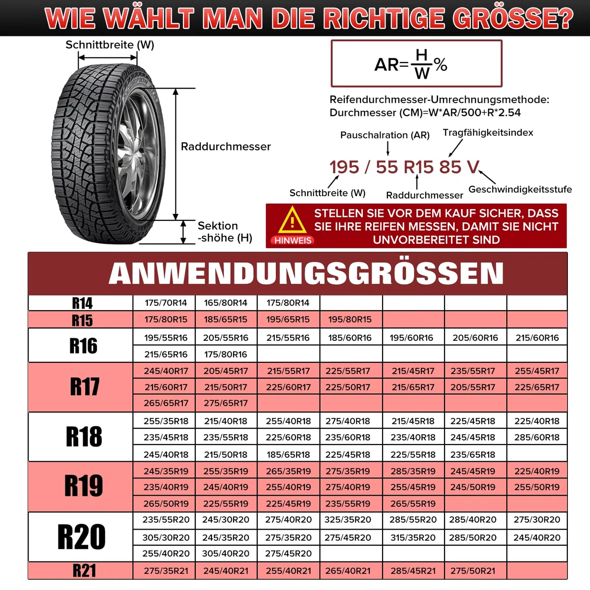 moveland reifentaschen 18-22 Zoll - Reißfeste reifentasche 4er Set- Keep Clean reifenschutzhülle - reifensäcke mit 4 Filzpads - wasserdicht staubdicht schützen lagern und transportieren Reifen