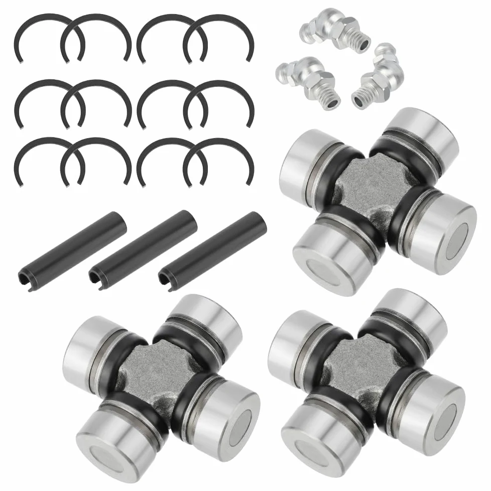 Vorderes & Hinteres Kardanwelle Kreuzgelenk für Polaris RZR 1000 900 800-4 Turbo RS1 Ranger Crew 1000 900 800 570 500 Diesel (3er Set)