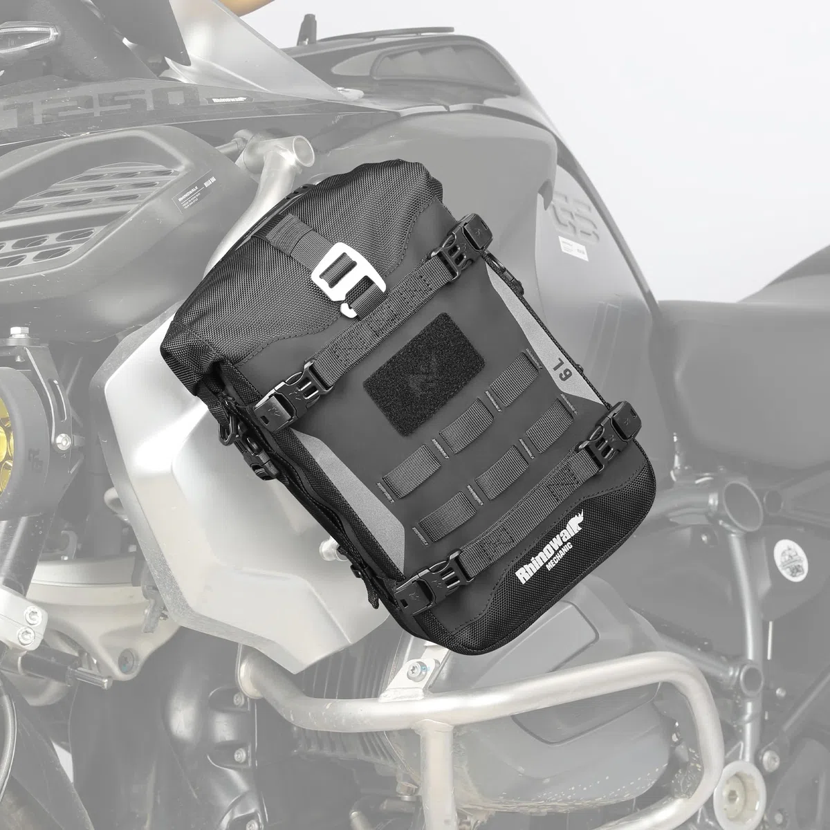 Rhinowalk Motorrad Sturzbügeltasche Wasserdicht Motorradrahmen Tasche für Motorrad Schutzbügel Satteltasche Sitztasche Motorradtasche Seitentasche
