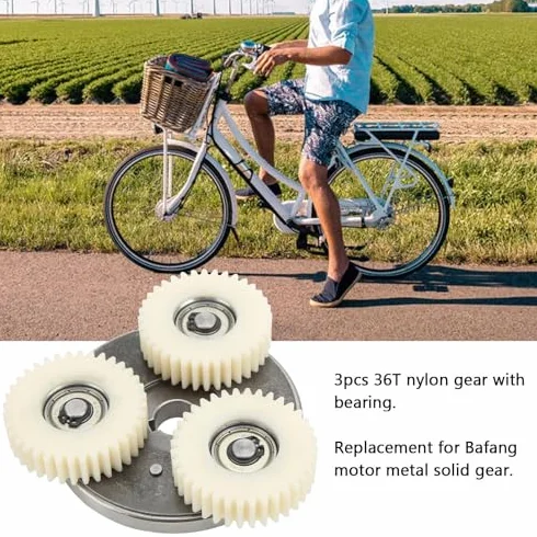 E Bike Motor Gear Clutch Kit, 36T Planetary Nylon Motor Gear Clutch Kit FüR Electric Bike 500W Zubehör für die Umrüstung von Elektrofahrrädern