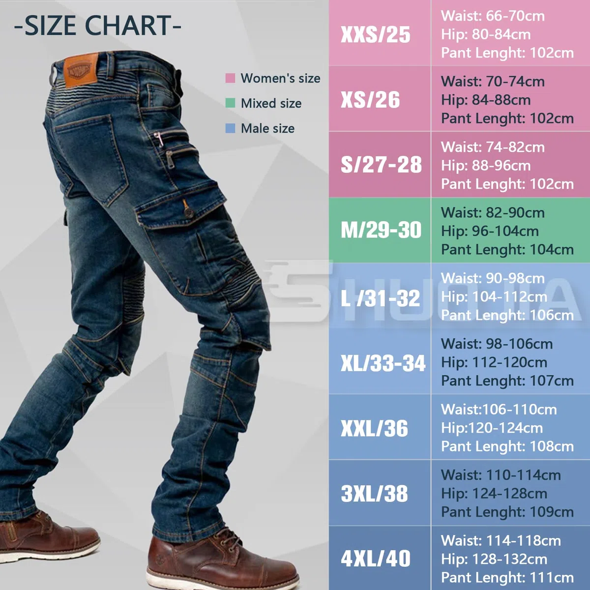 Motorrad Jeans Herren,Sturzfeste Motorradhose mit Abnehmbaren Knieschonern & Hüftprotektoren, Atmungsaktive Schutzjeans für Biker, Tourenfahrer & Pendler