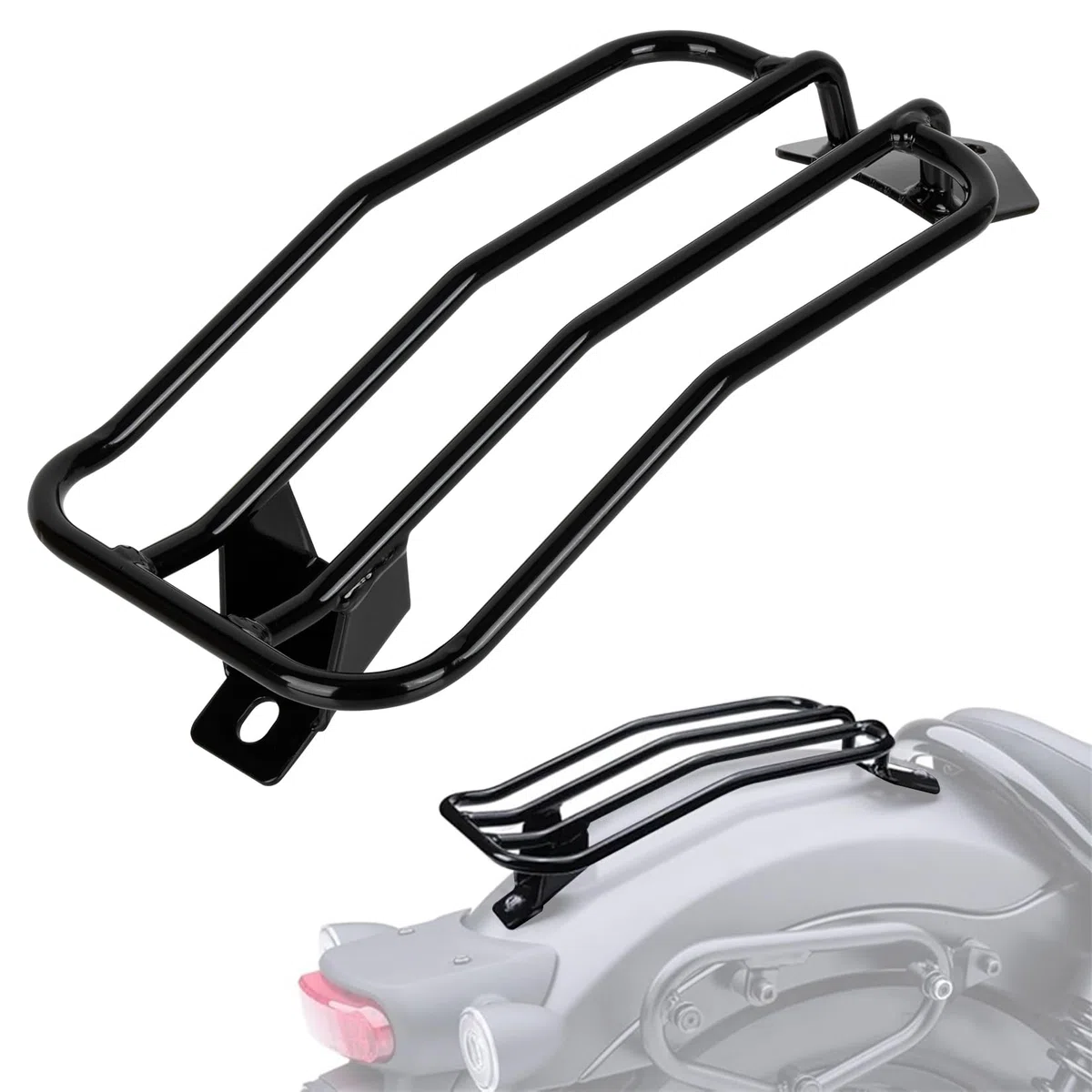 PSLER Für Rebel CMX 1100 Motorrad Gepäckträger Hinten,Gepäckträger Fahrrad Für CMX1100 Rebel 1100 2021 2022 2023 2024 Stützgestell Sitzzubehör