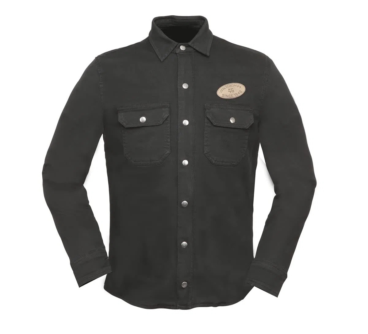 Modeka Oliwer Motorradhemd (Black,L)