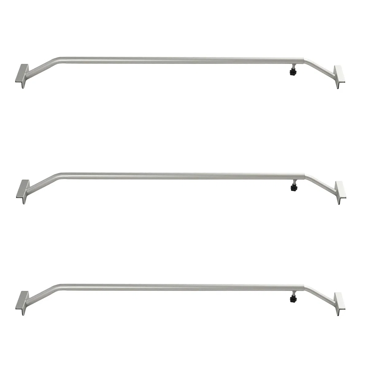 TRUTZHOLM 3X Alu-Bügel für Anhänger Flach-Planen verstellbar 1065-14580mm Planenstütze