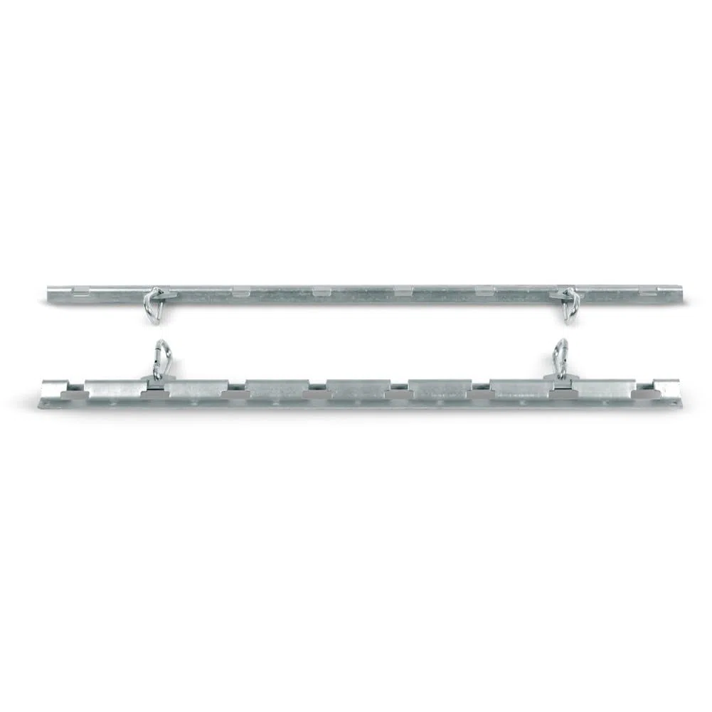 Acebikes Flexi Rail Set Transport Zurrgurtschienenset Motorradtransport 78,5 x 5 x 1 cm