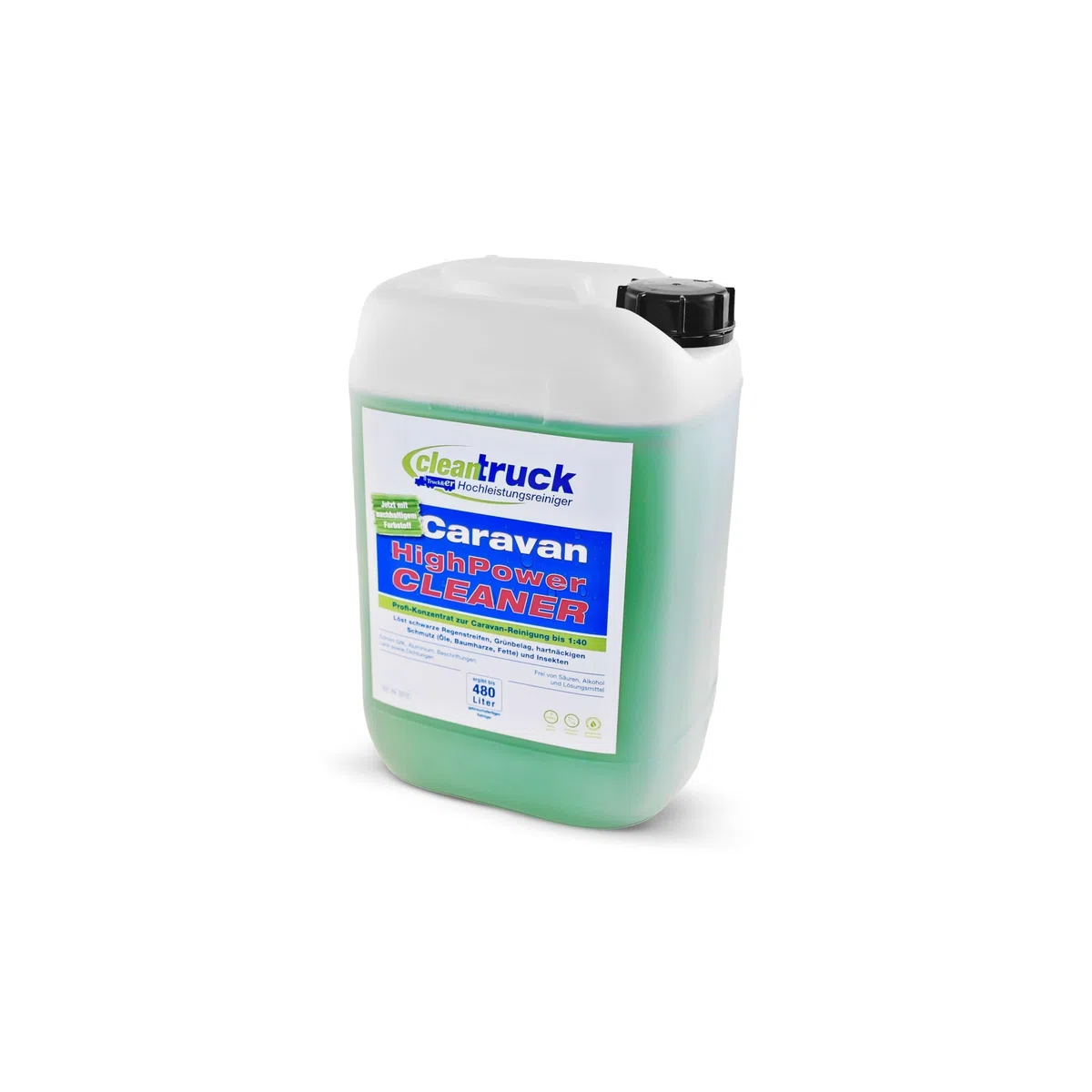 CleanTruck Caravan Reiniger 5kg - Effektiver Außenreiniger, Entfernt Schwarze Regenstreifen, Nachhaltig und Umweltfreundlich, Ideal für Pflege und Sauberkeit Ihres Caravans