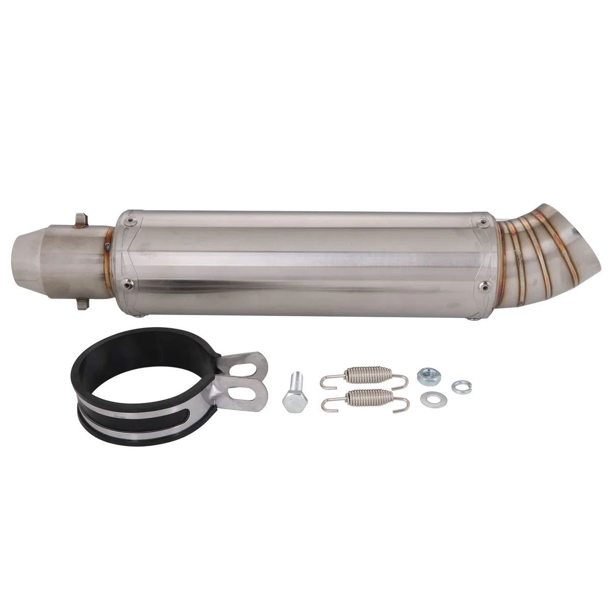 Motorrad Auspuff Universal - 51 mm Universal Motorrad Auspuff Sportauspuff mit für Dirt Bike Street Bike Scooter ATV