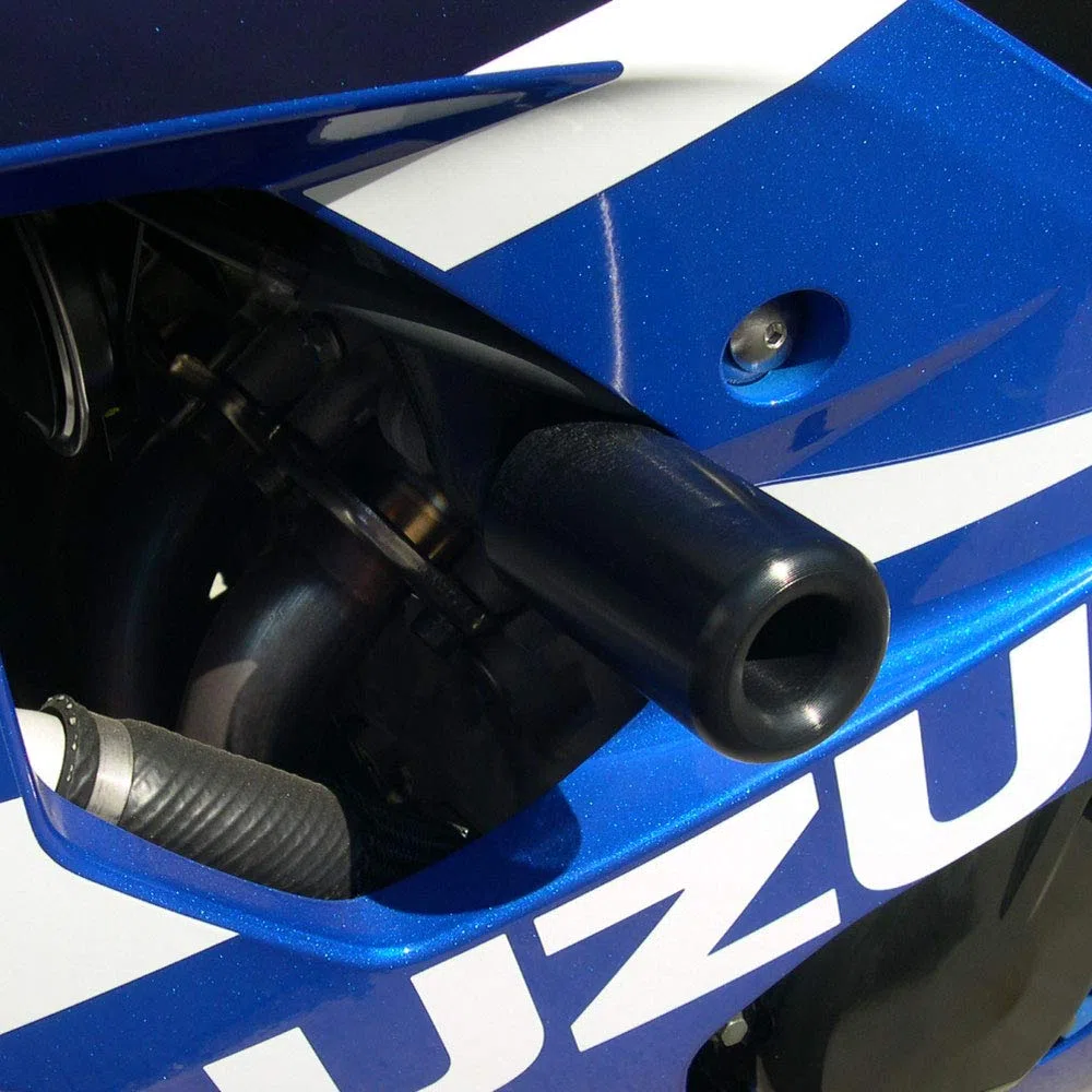 750-5409 No Cut Black Frame Sliders Suzuki GSXR600/750