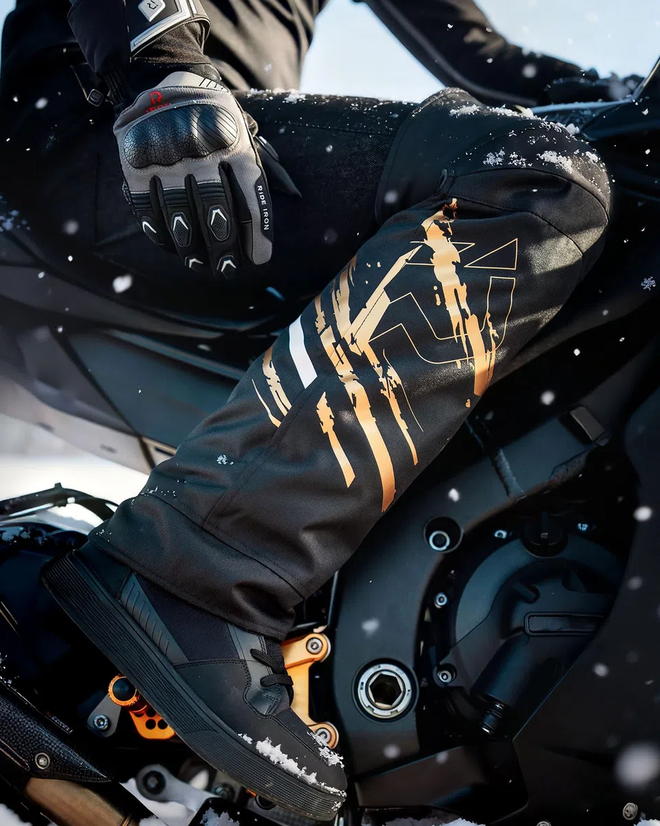 RIDEIRON Beheizbare Motorrad Knieschoner Winter Knieprotektoren abnehmbare CE2-Schutzausrüstung Motorrad Knieschützer Warm Wasser Winddicht für Damen Herren