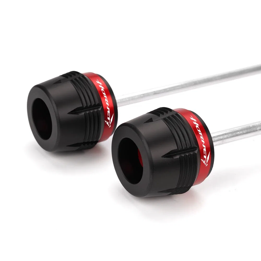 Motorrad Radschutz Passend Für CB750 CB 750 1000 Hornet CB1000 Hornet SP 2024 2025 Vorne Hinten Rad Gabel Slider Achse Crash Protector Hornet 750 1000 sp (Rot)
