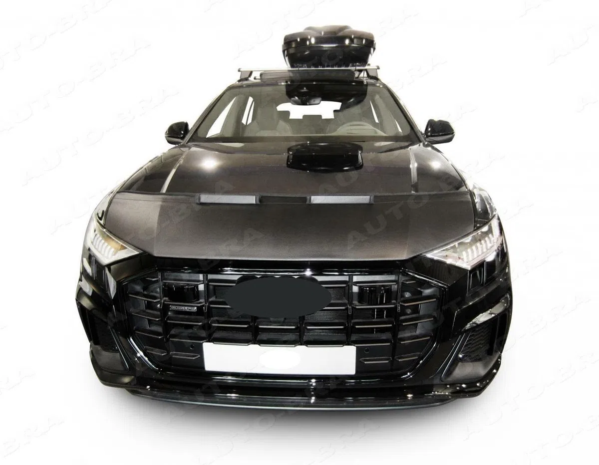 Auto-Bra AB3-00575 kompatibel mit Audi Q8 4M Bj. ab 2018 Haubenbra Steinschlagschutz Tuning Bonnet Bra