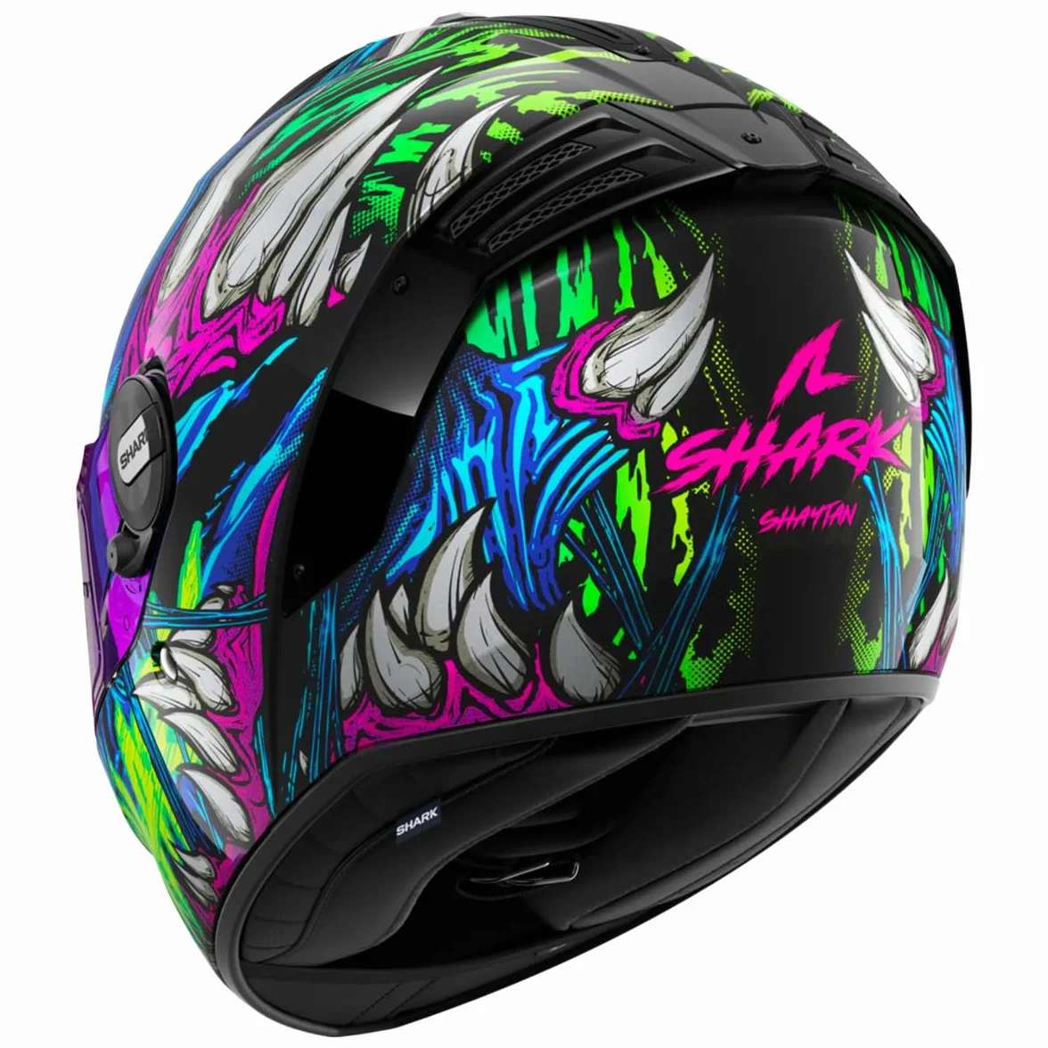 SHARK, Integraler Motorradhelm SPARTAN RS SHAYTAN Black Green Violet, M
