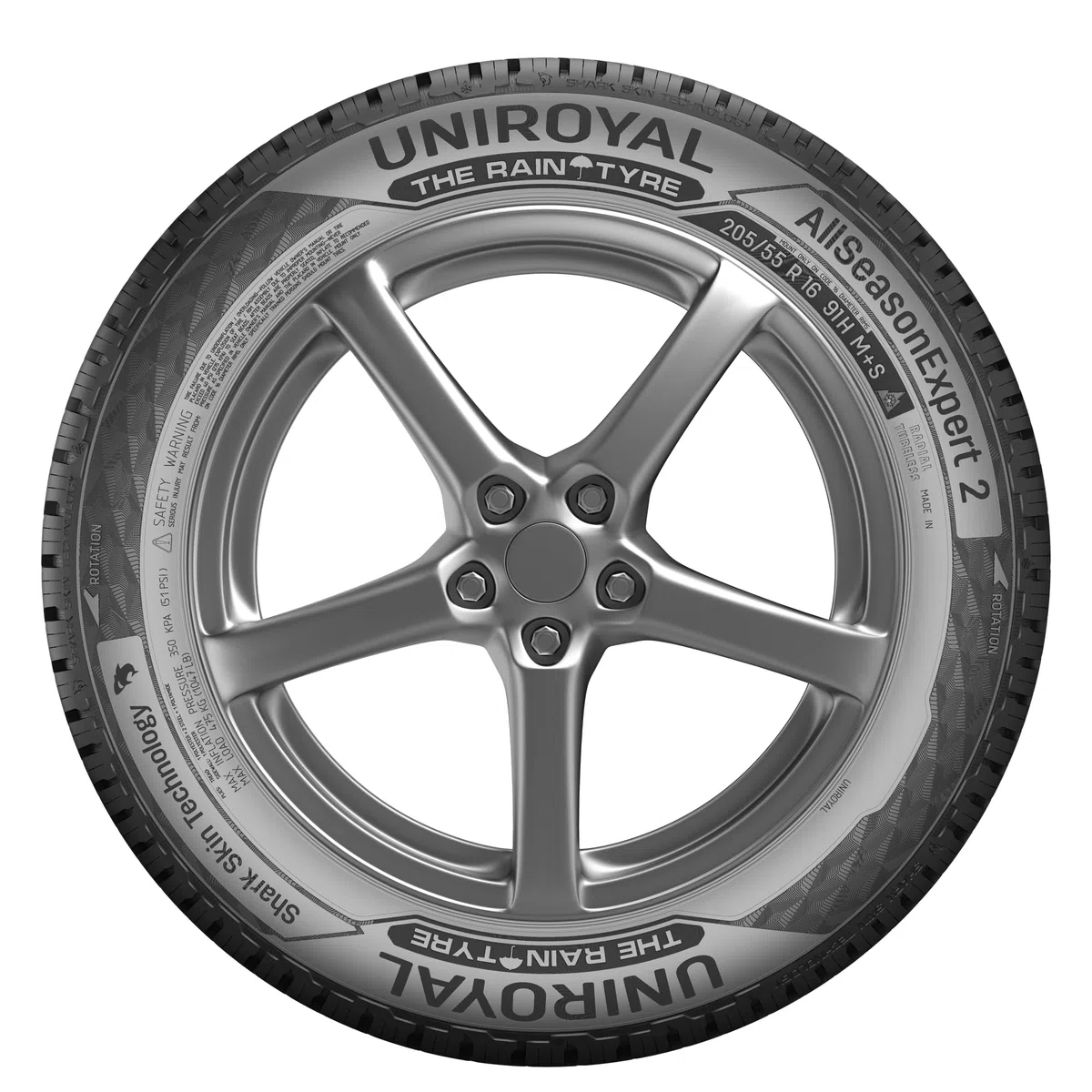 Uniroyal AllSeasonExpert 2 Ganzjahresreifen 185/65R15 88T - M+S/3PMSF