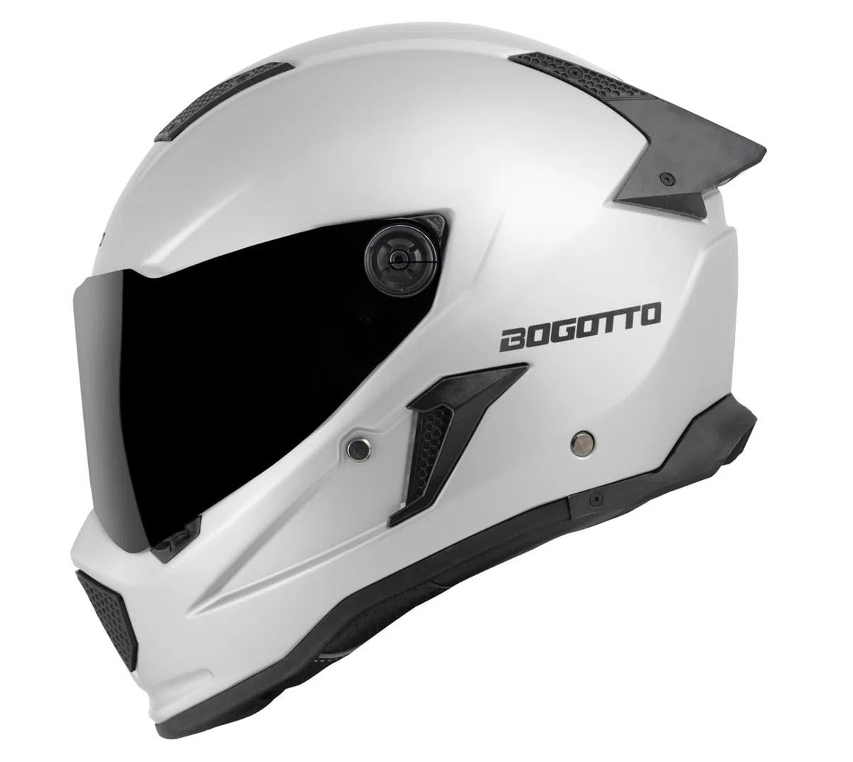 Bogotto Rapto Helm, Weiß Matt, XL, Integralhelm, ECE 22.06 | Beschlaghemmend