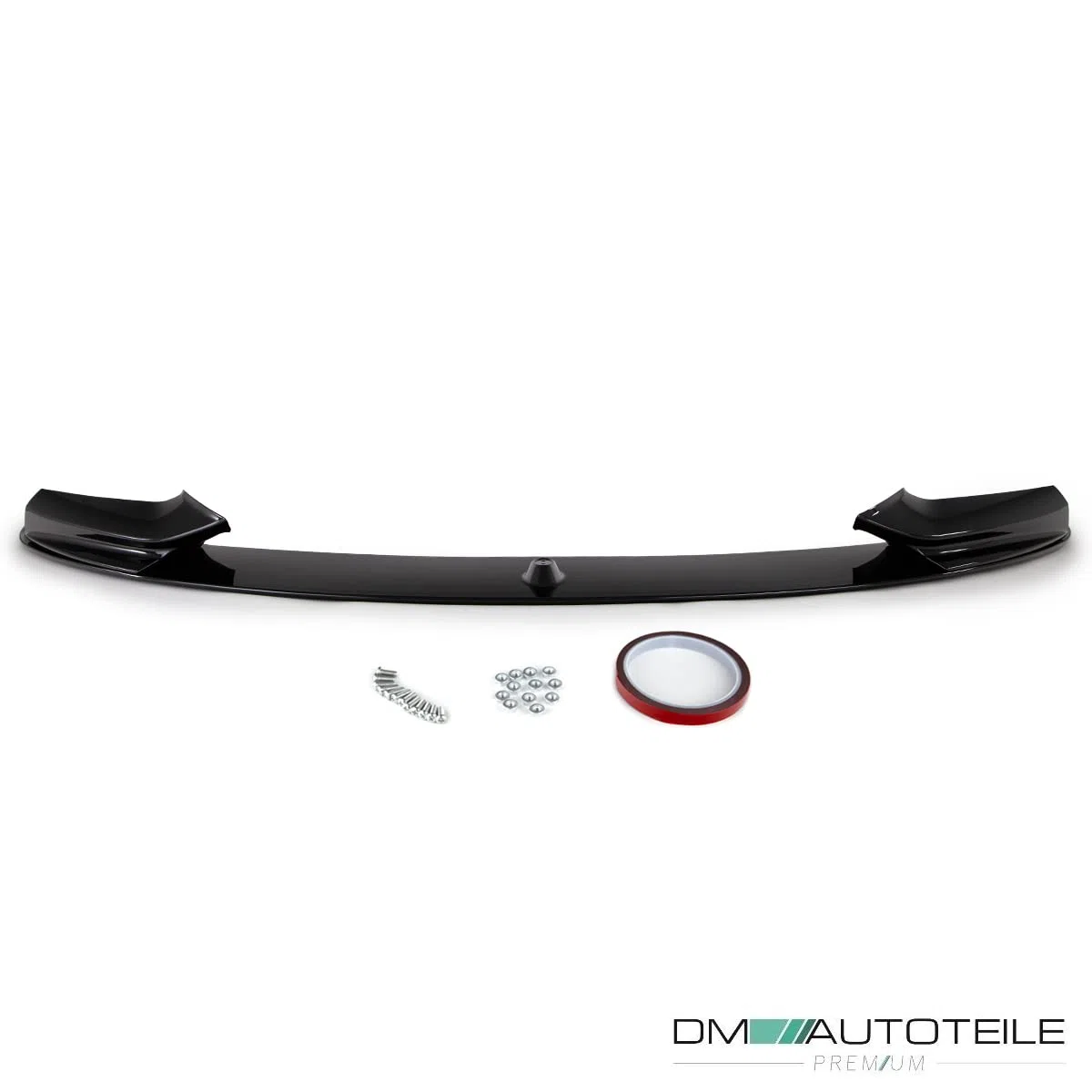 DM Autoteile 2-91469 Frontspoiler 3-teilig Lippe Sport-Performance Hochglanz schwarz kompatibel für BMW 5er F10 F11 M-Paket