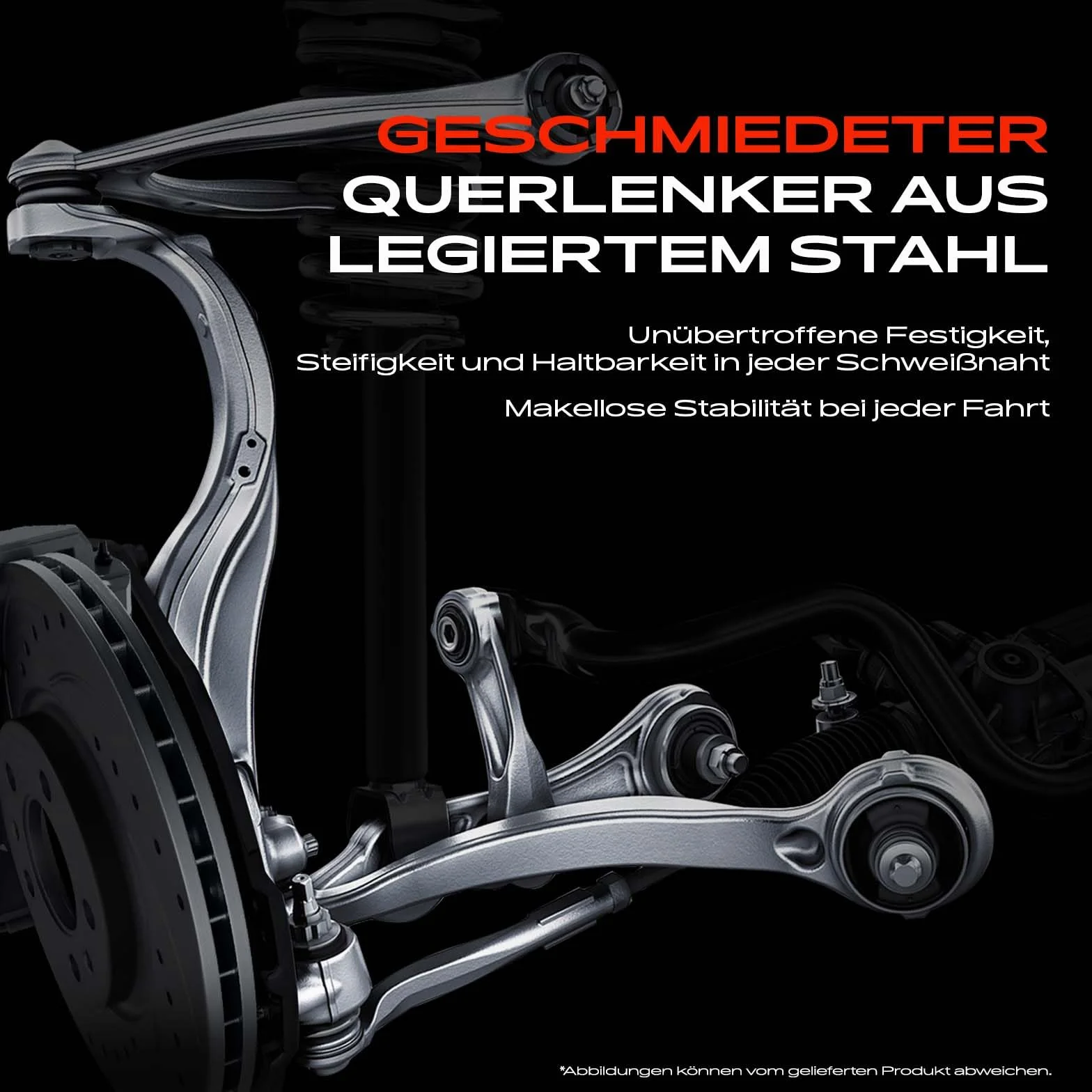 Frankberg 4x Querlenker Vorderachse Hinterachse Kompatibel mit Superb I 3U4 1.8L-2.8L 2001-2008 P.a.s.s.a.t 3B2 3B3 1.6L-4L 1996-2005 Replace# 8D0407510C