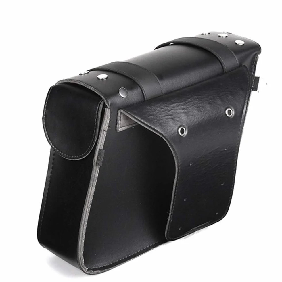 Motorrad-Satteltasche, Universelle PU-Leder-Motorrad-Satteltaschen Sattelwerkzeugtaschen Linke und Rechte Tasche Auto-Innenraum