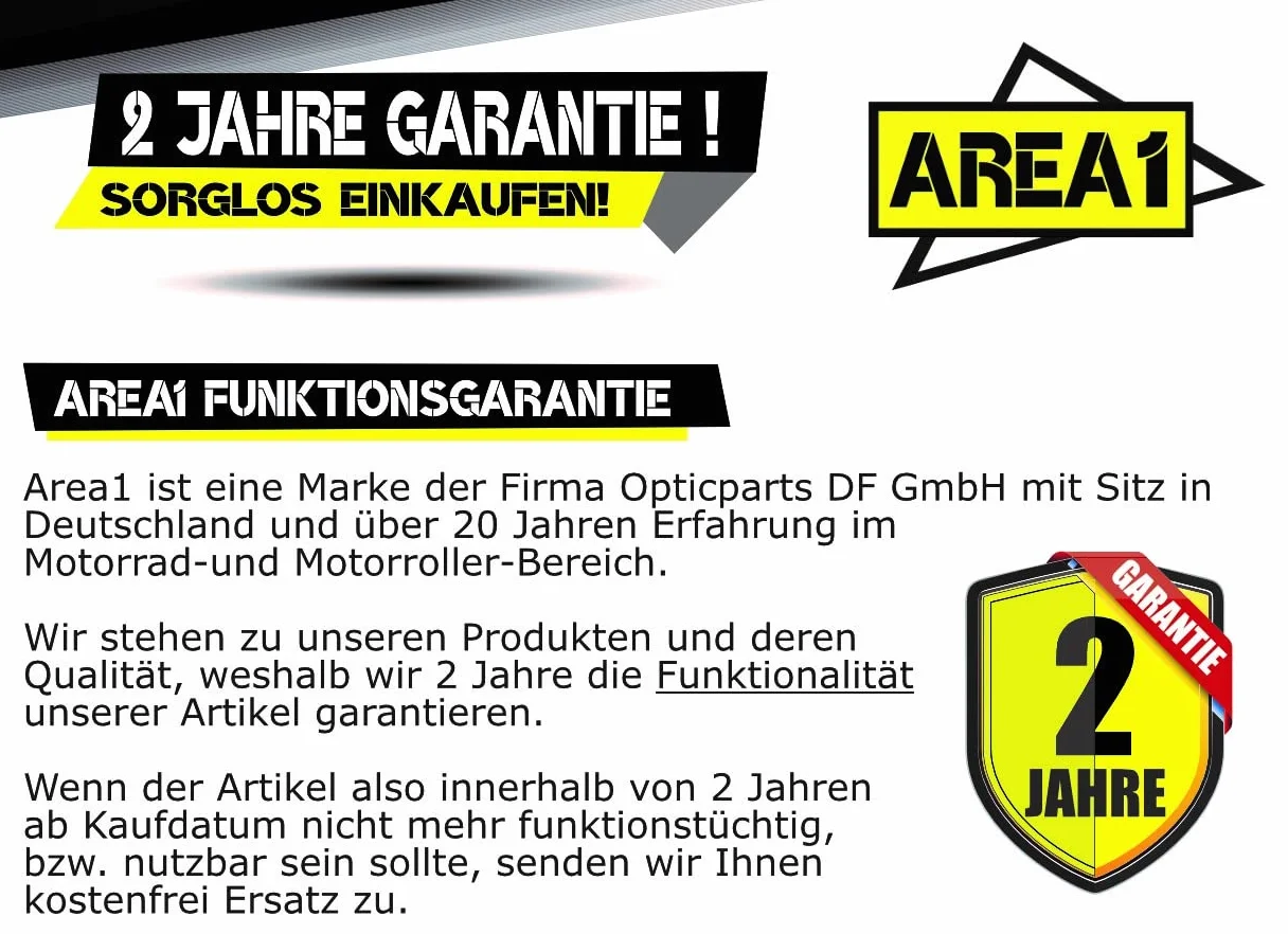 Area1 Variomatik + Keilriemen 12" für 50ccm 4Takt kompatibel für Nova Motors Energy, Estate, EVE, F10, F3000, Grace, GT 4, Milano, Retro Cruiser, Retro Star, City Star, Eco Fox