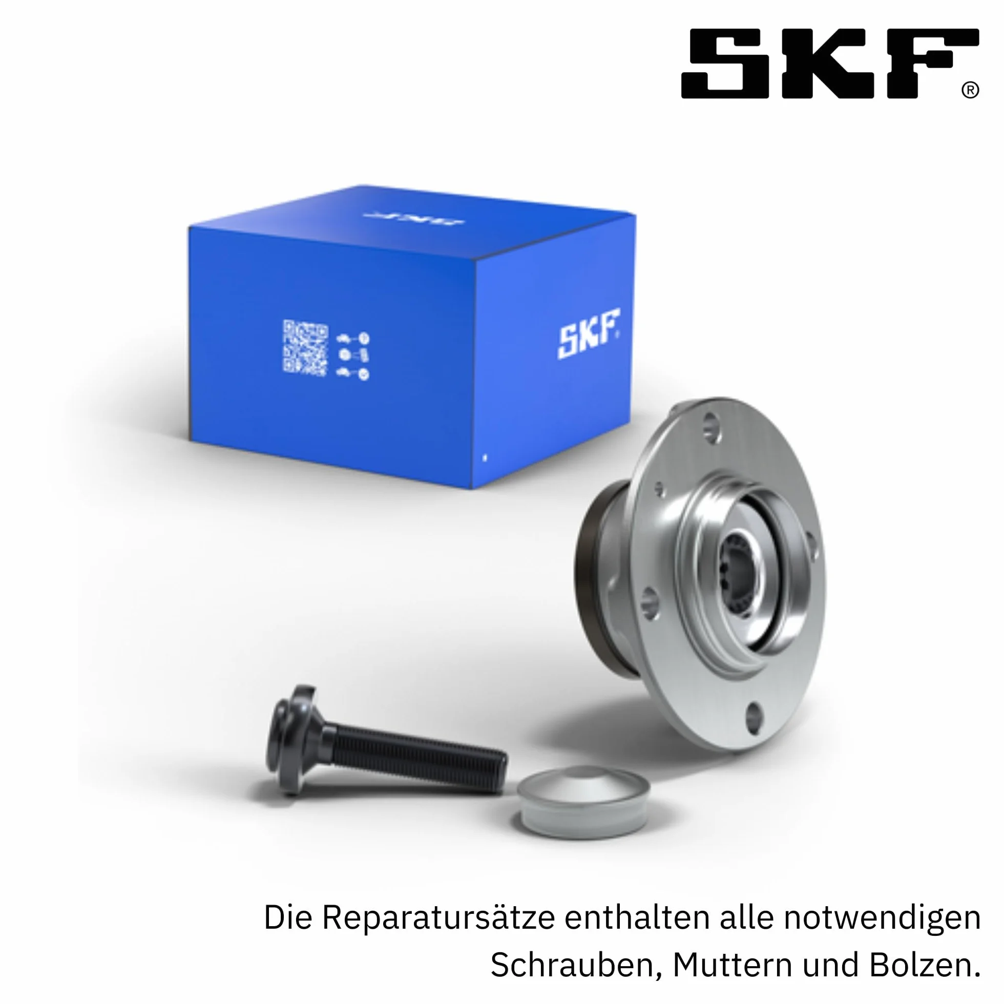SKF Radlagersatz mit integriertem ABS-Sensor VKBA 3656 Position Hinterachse Höhe 103 mm Länge 151 mm Breite 154 mm - OE-Qualität