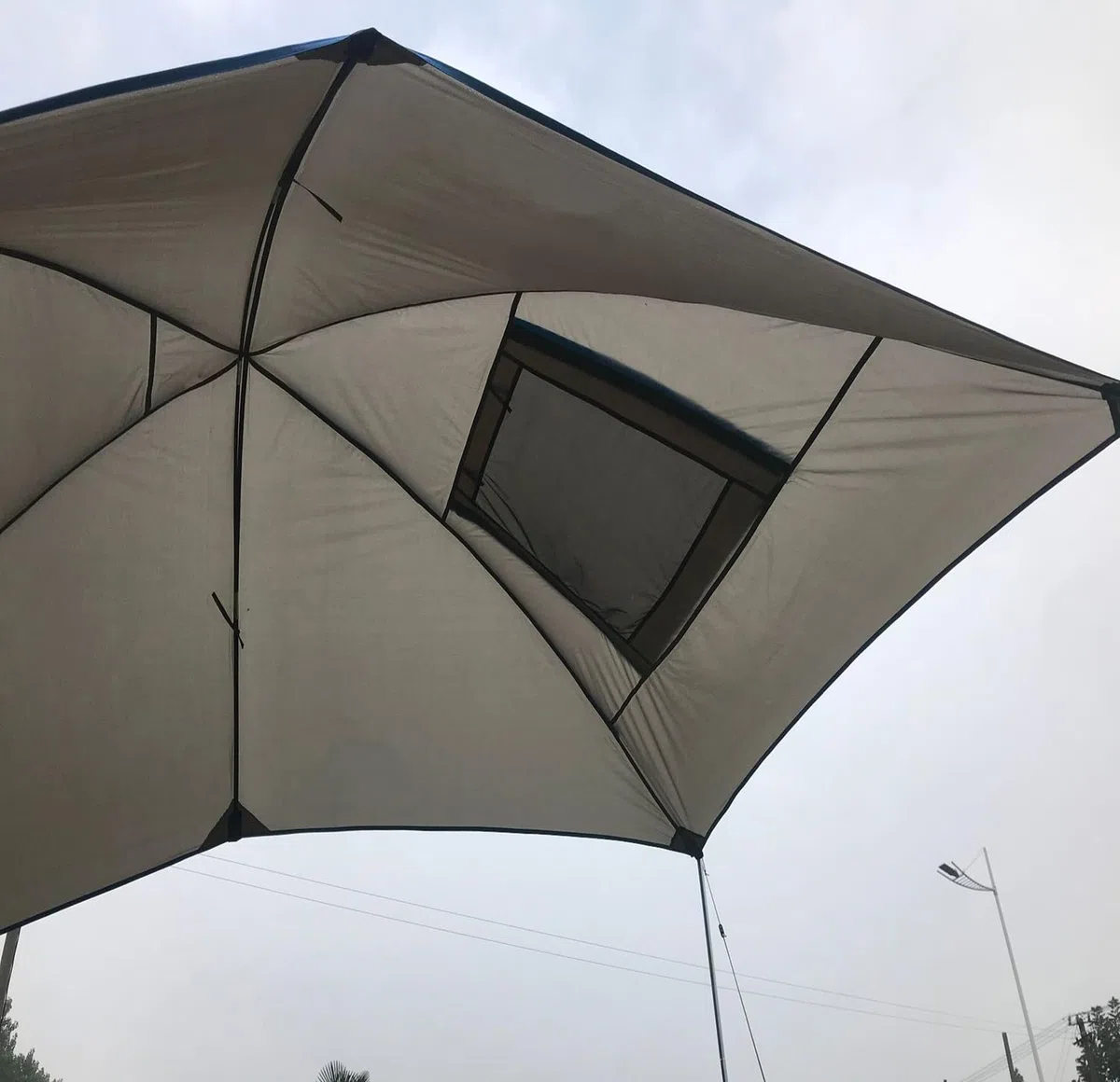 Automarkisen,Auto-Zelt-Sonnenschutz,Regenschutz, Sonnenschutz, Leichte Tragbare,für Outdoor Camping Selbstfahrer,für SUV MPV Schrägheck-Minivan