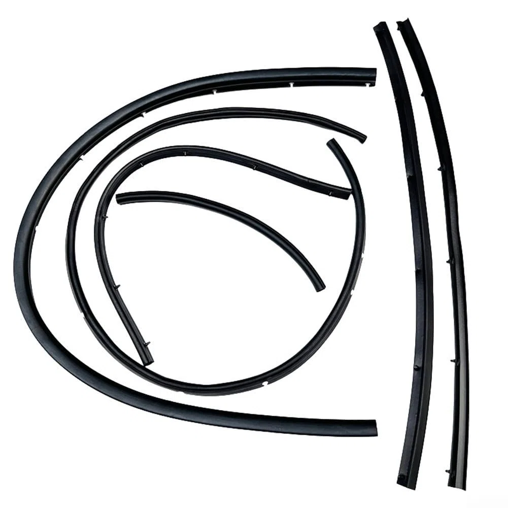 Gummi-Wetterdichtung für die vordere Motorhaube, 6 Stück, für Mitsubishi Pajero, Montero V93 V97 2008, 2009, 2010, 2011, 2012, 2013, 2014, 2015, 2016, direkter Ersatz