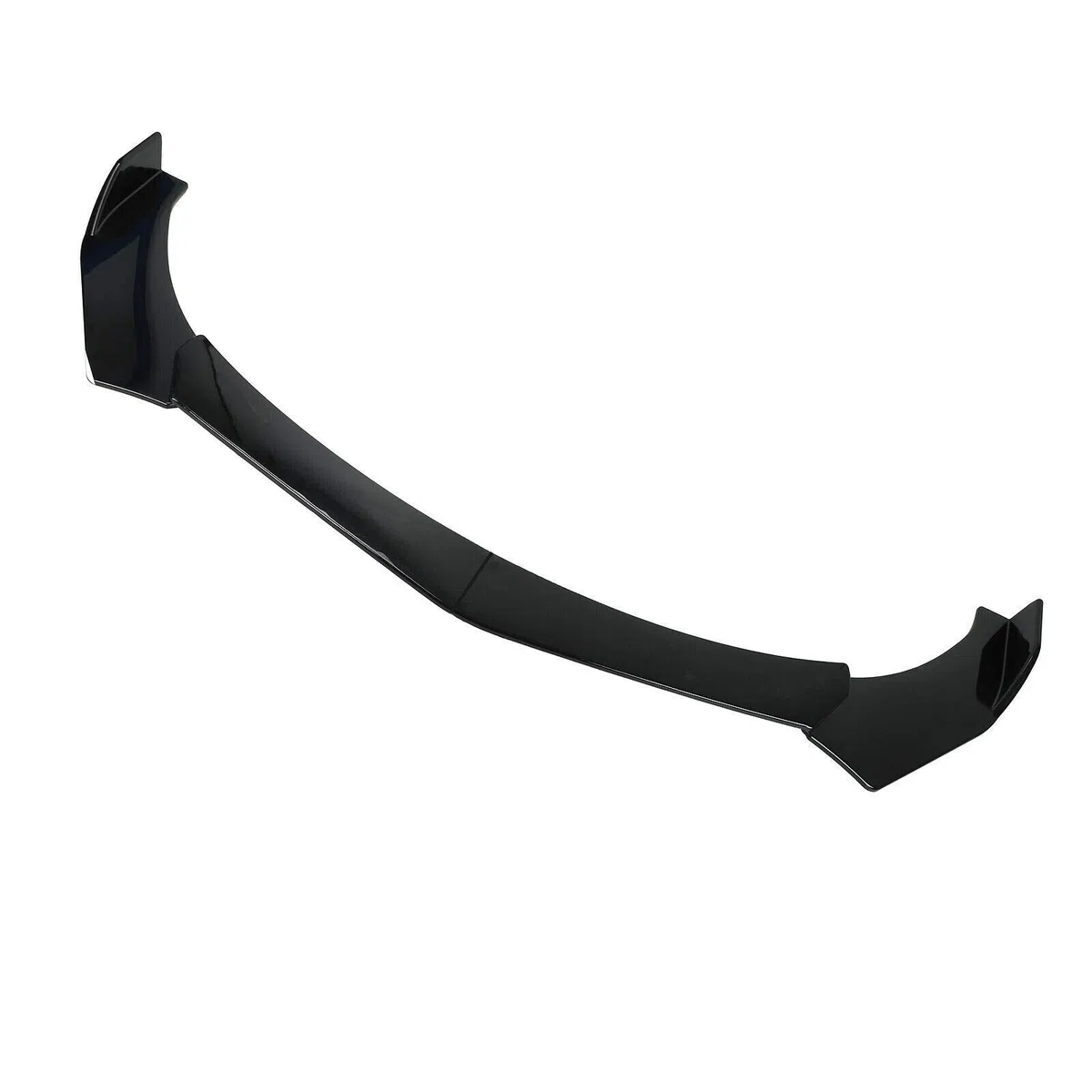 Universal Frontstoßstange Lippe Splitter Schutz Splitter Spoiler schwarz glänzend