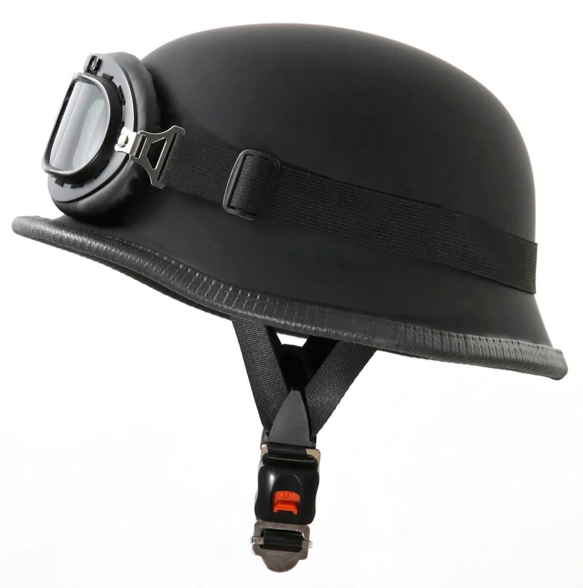 ATO WH1 Motorradhelm im Wehrmacht Style mit Fliegerbrille Größe XL 61cm