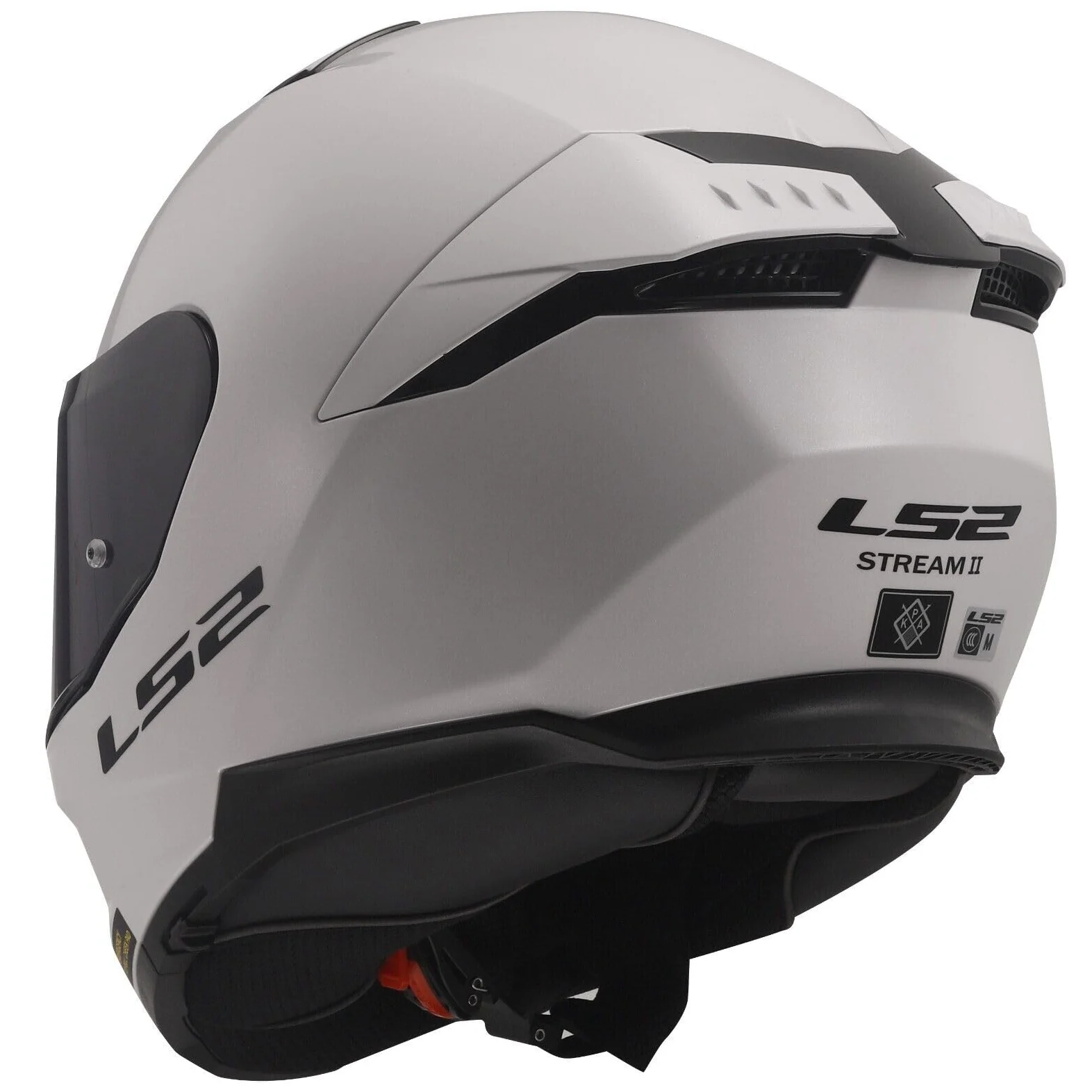 LS2, Integraler Motorradhelm Stream II SOLID Gloss White, L