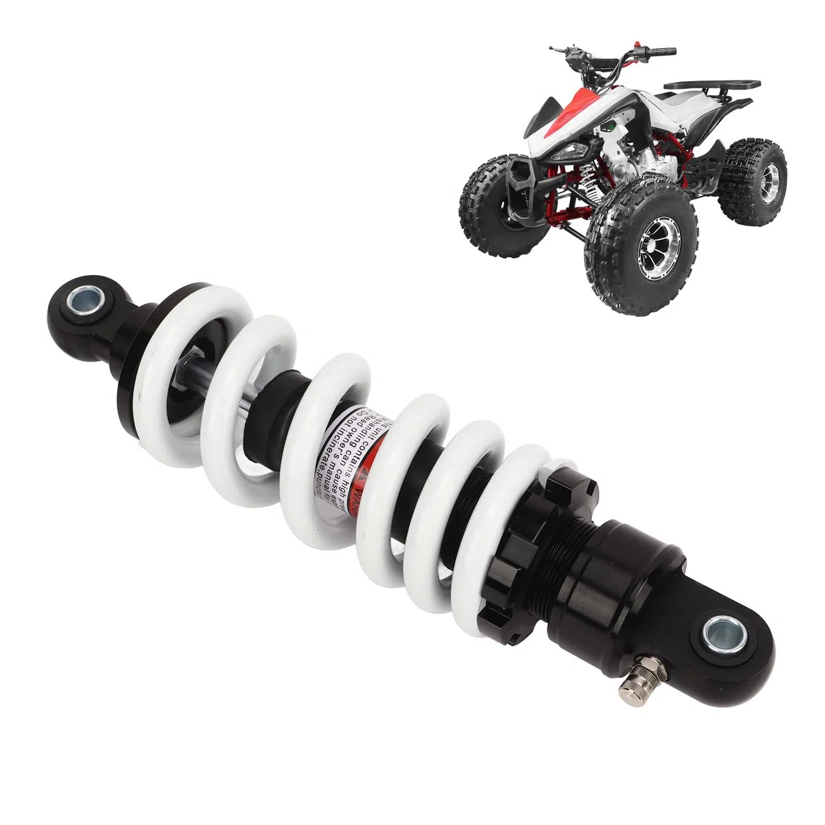 10,25 Zoll 260 Mm Hinten, Federbein-Stoßdämpfer mit Einstellbarer Pit-Bike-Dämpfung, Passend für 50 Cc, 110 Cc, 125 Cc, 160 Cc Dirt ATV, QUAD GO Kart-Federung