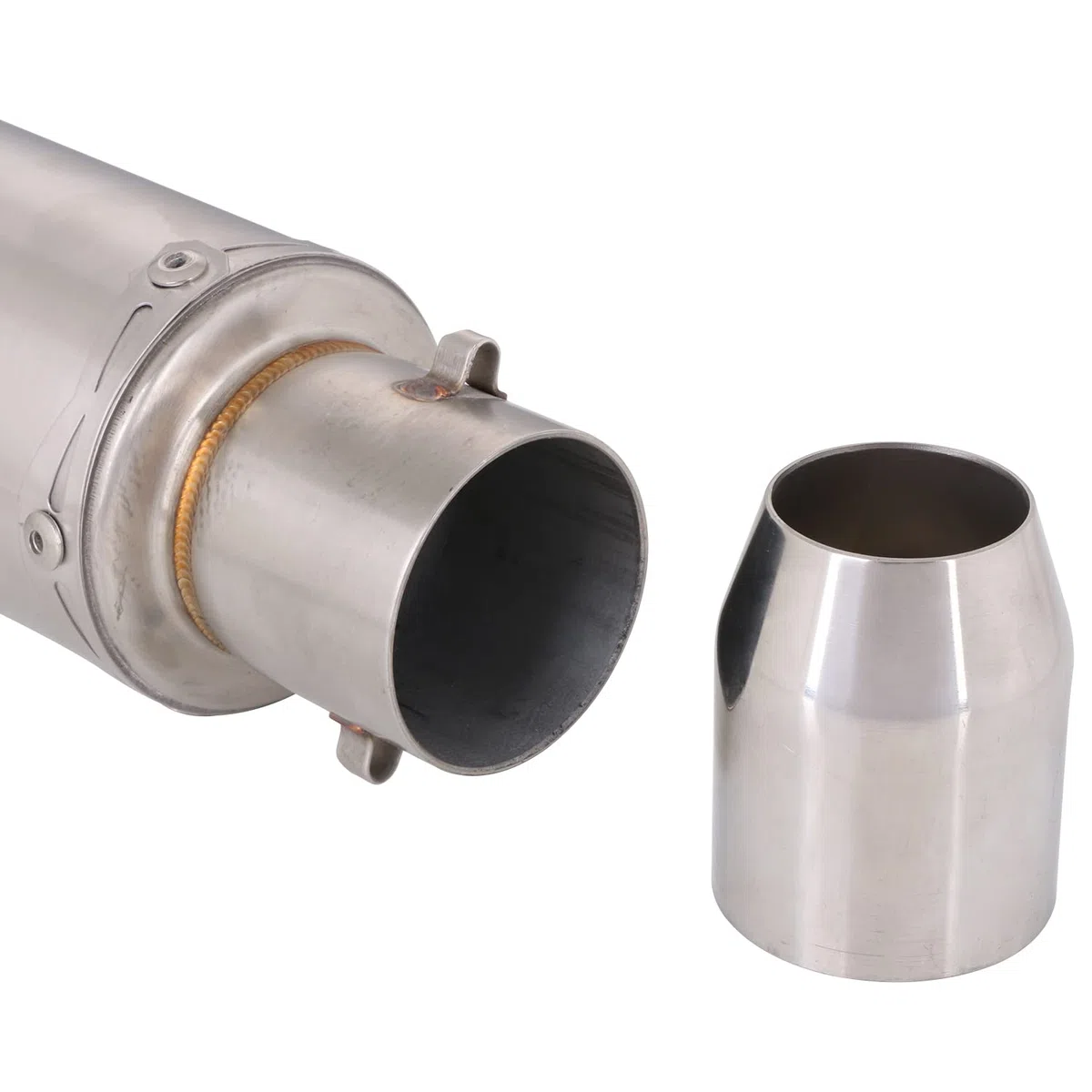 Motorrad Auspuff Universal - 51 mm Universal Motorrad Auspuff Sportauspuff mit für Dirt Bike Street Bike Scooter ATV