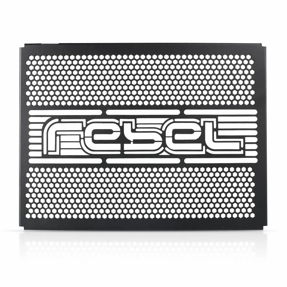 REBEL 500 REBEL 300 Motorcycle Radiator Grille Guard Cover Für REBEL 500 CM/CMX 500 2017-2026 REBEL 300 CM/CMX 300 2017-2026(Schwarz)