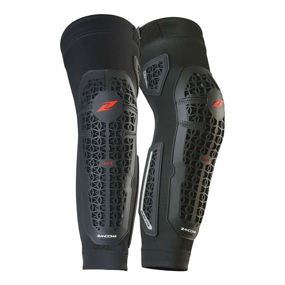 Zandona Netcube Pro-Fit Long Knieprotektoren, schwarz, L/XL | Wasserdicht
