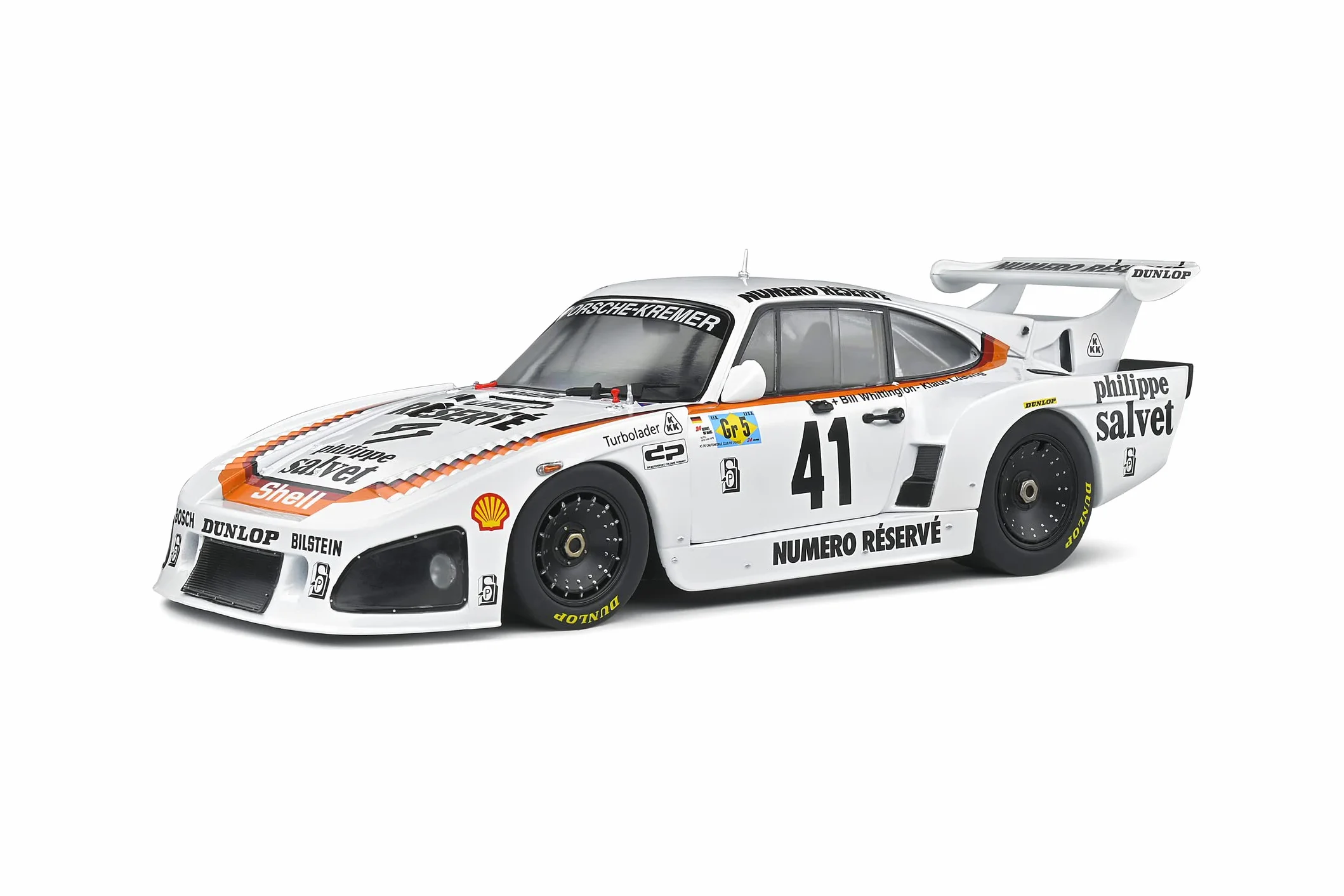 Solido Modellfahrzeug 1:18 Porsche 935 K3 Weiss #41